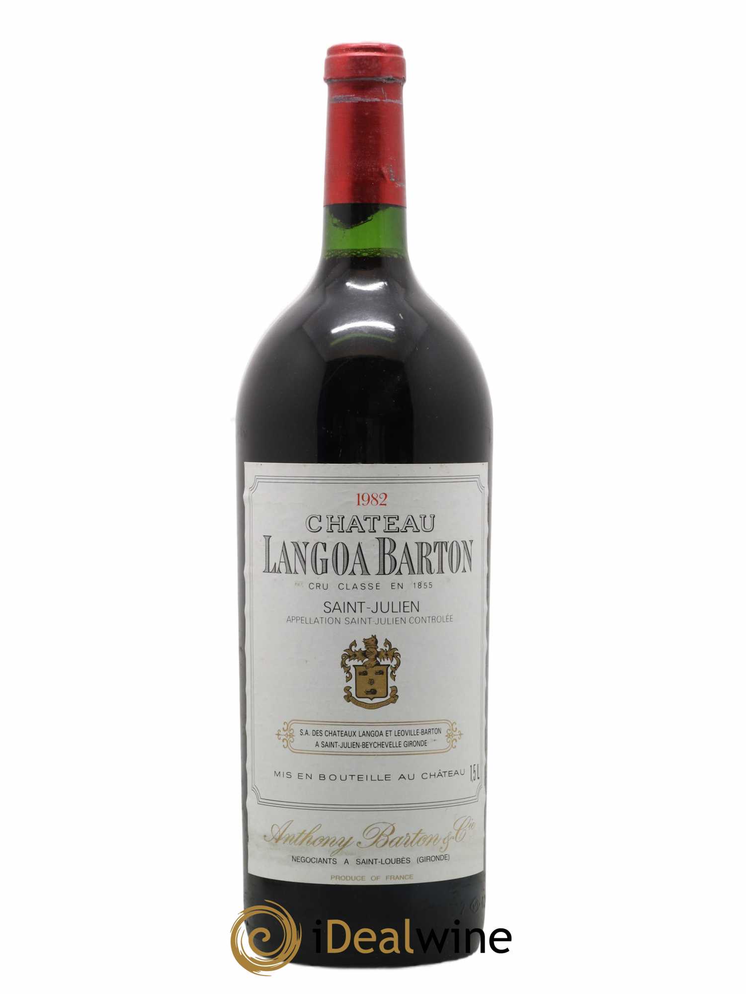 Château Langoa Barton 3ème Grand Cru Classé 1982 - Lot de 1 magnum - 0