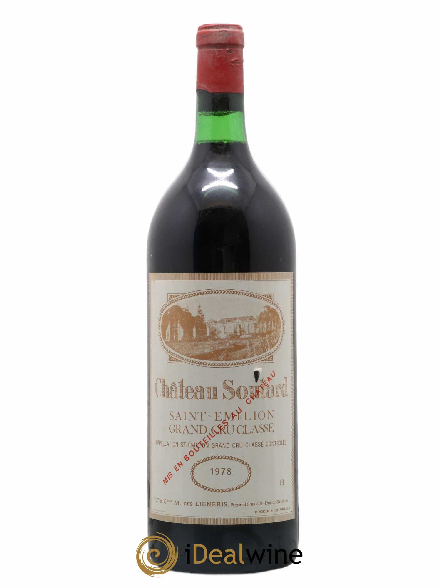 Château Soutard Grand Cru Classé 1978 - Lot de 1 magnum - 0