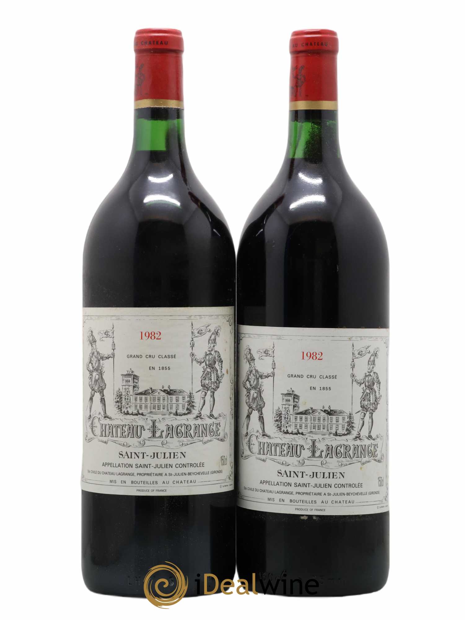 Château Lagrange 3ème Grand Cru Classé 1982 - Lot de 2 magnums - 0