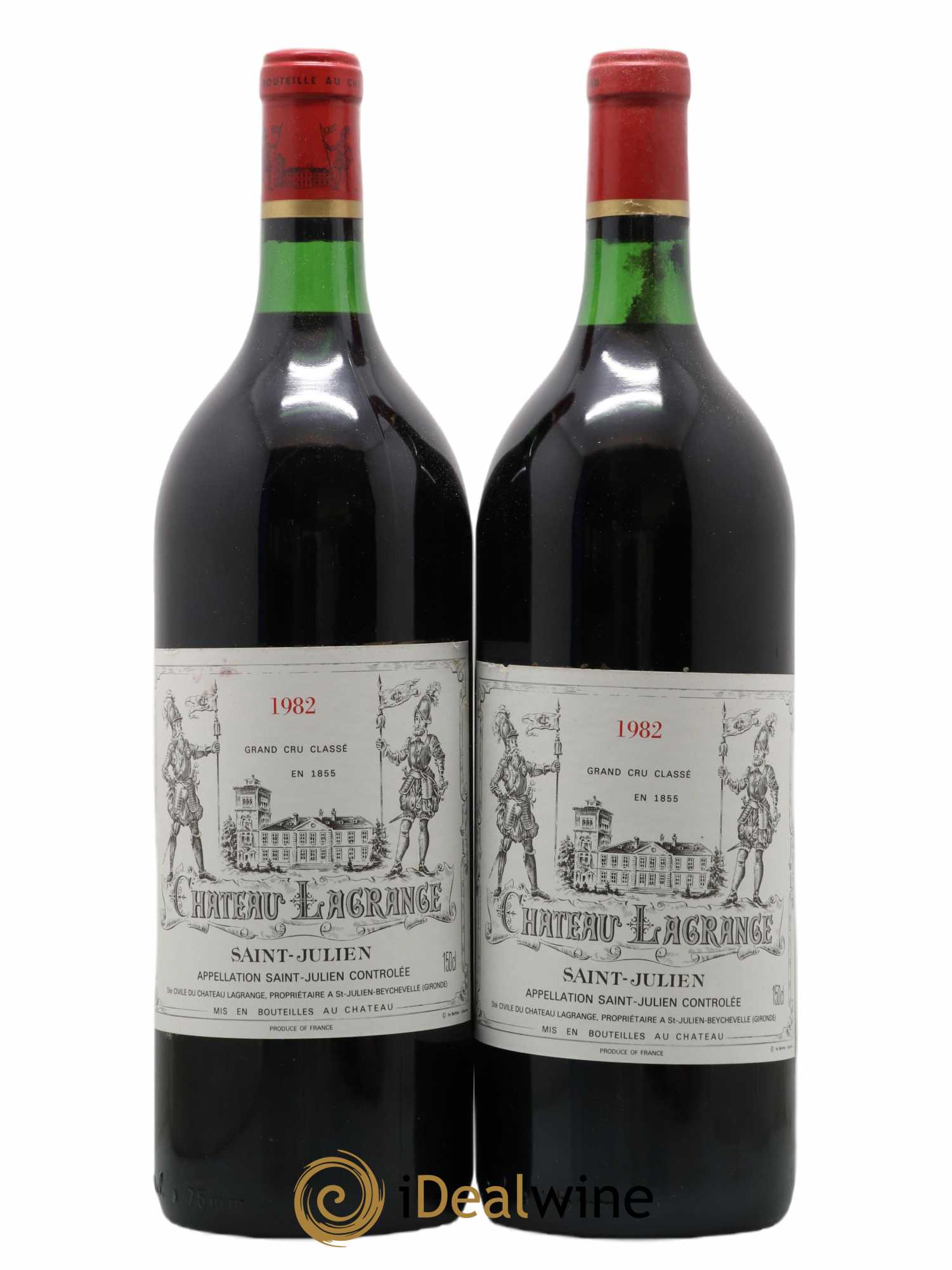 Château Lagrange 3ème Grand Cru Classé 1982 - Lot de 2 magnums - 0