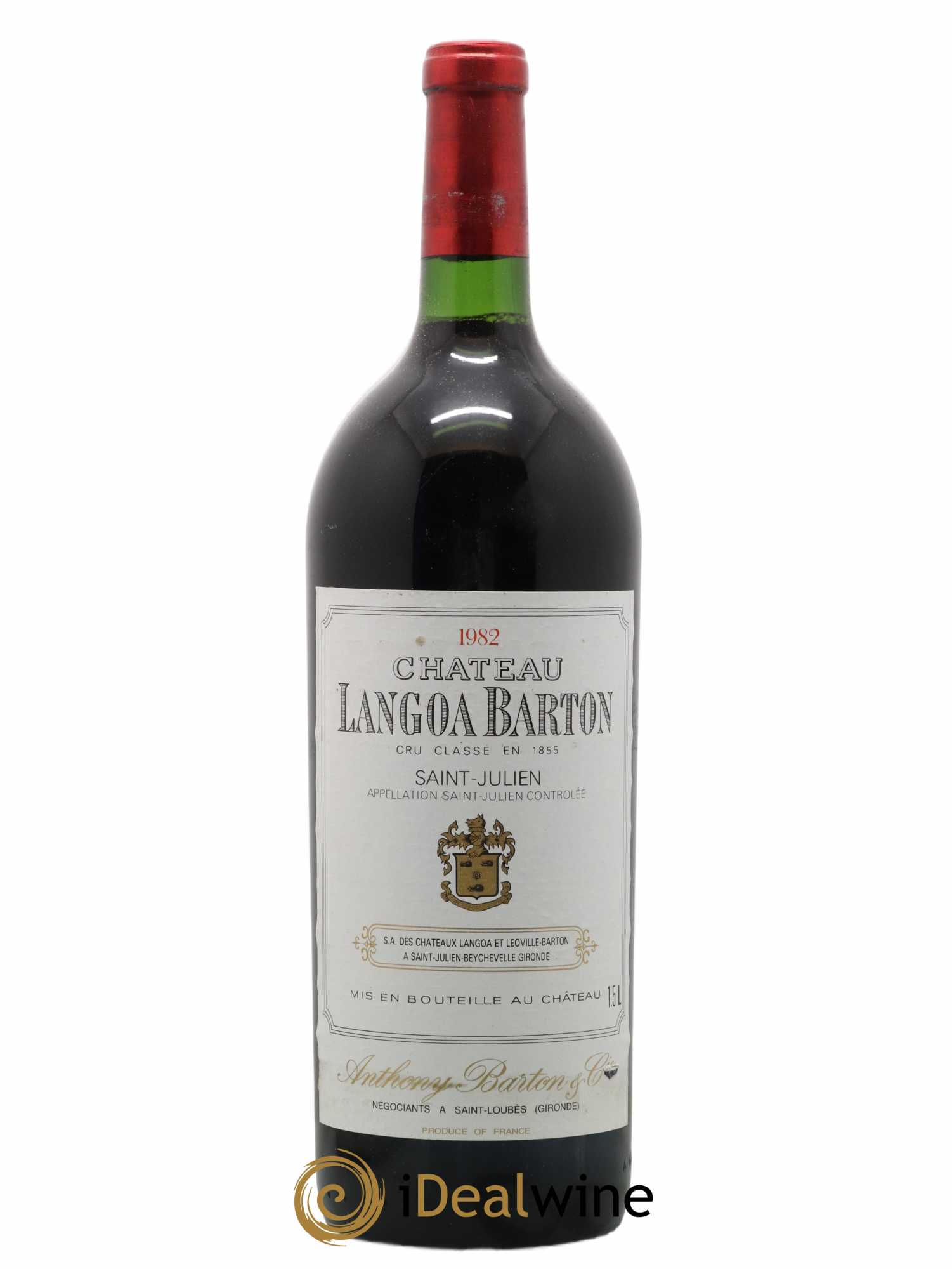 Château Langoa Barton 3ème Grand Cru Classé 1982 - Lot of 1 magnum - 0
