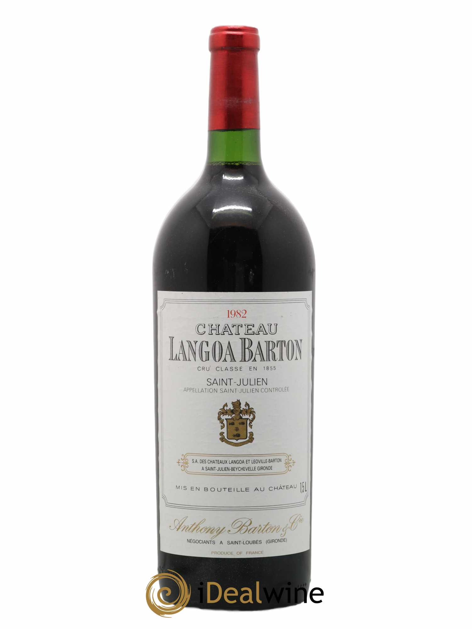Château Langoa Barton 3ème Grand Cru Classé 1982 - Lot of 1 magnum - 0