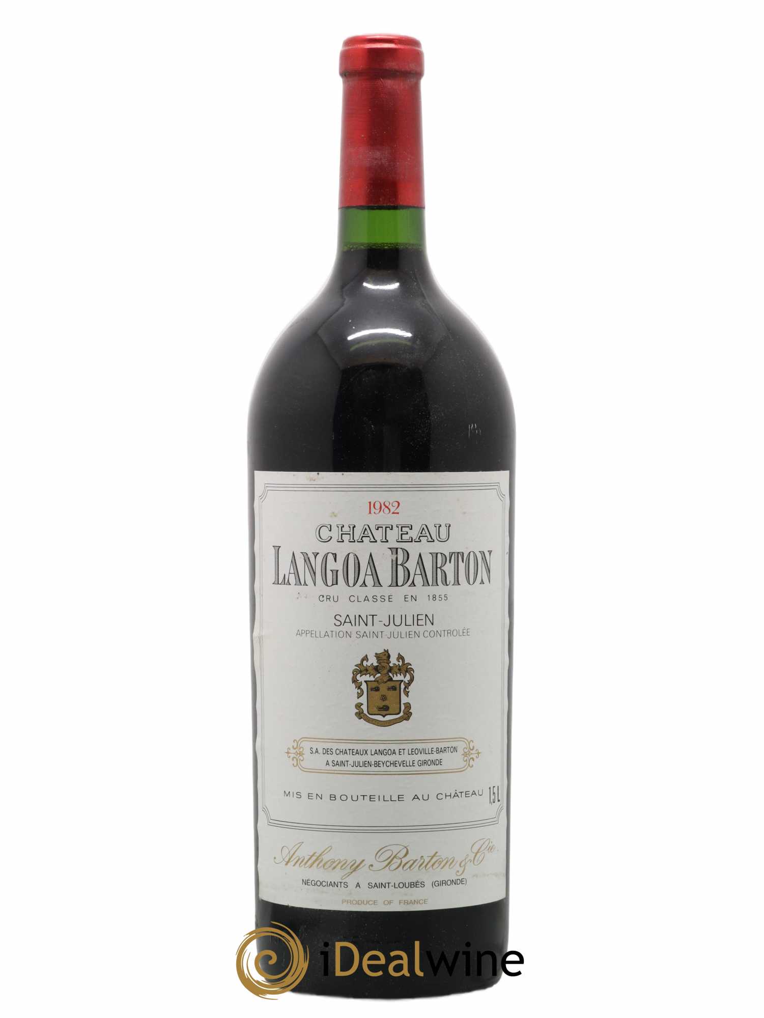 Château Langoa Barton 3ème Grand Cru Classé 1982 - Lot de 1 magnum - 0