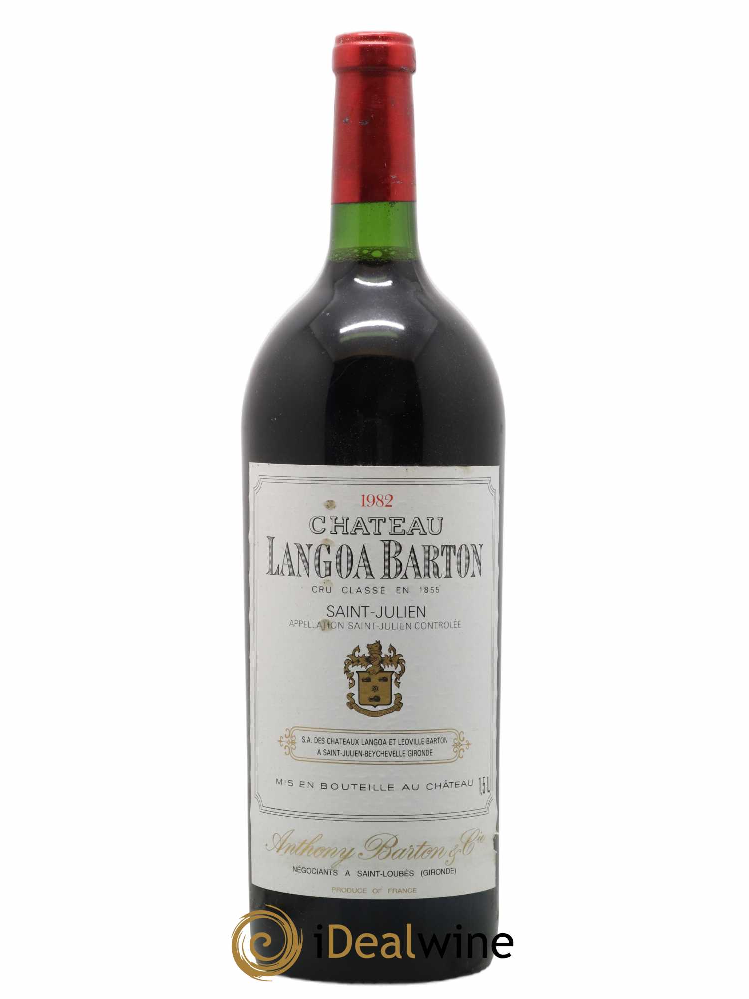Château Langoa Barton 3ème Grand Cru Classé 1982 - Lot de 1 magnum - 0