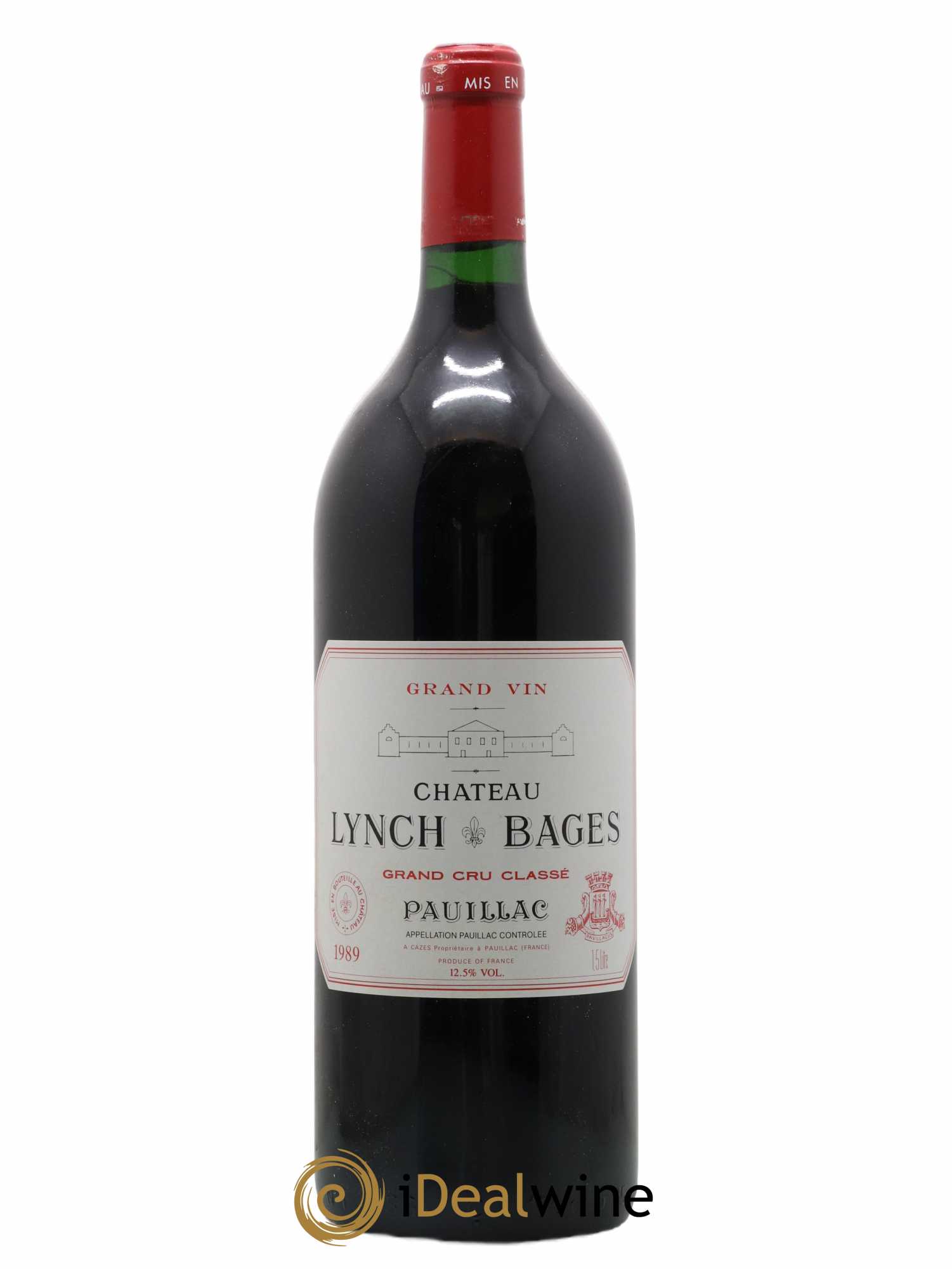 Château Lynch Bages 5ème Grand Cru Classé 1989 - Lot de 1 magnum - 0