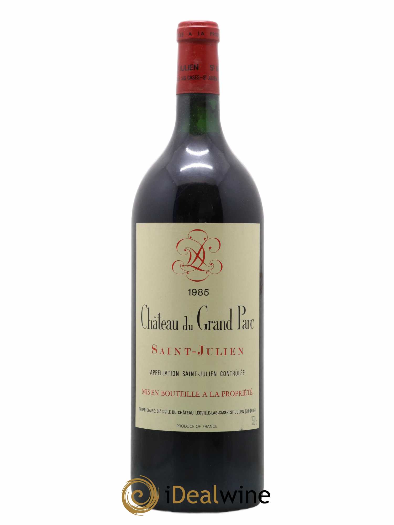 Saint-Julien Château du Grand Parc SC du Château Léoville Las Cases 1985 - Lot de 1 magnum - 0