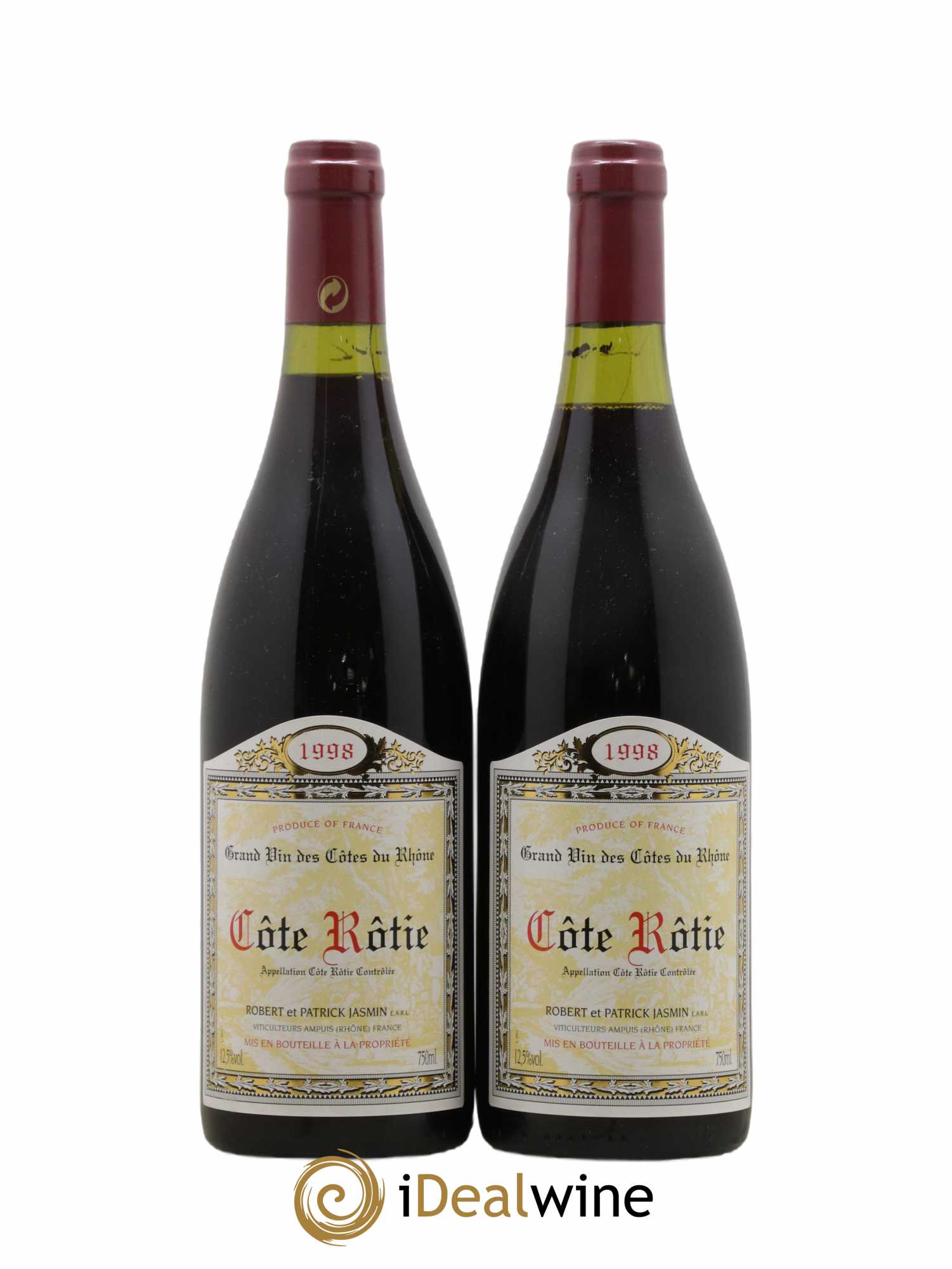 Côte-Rôtie Jasmin (Domaine) 1998 - Lot de 2 bouteilles - 0