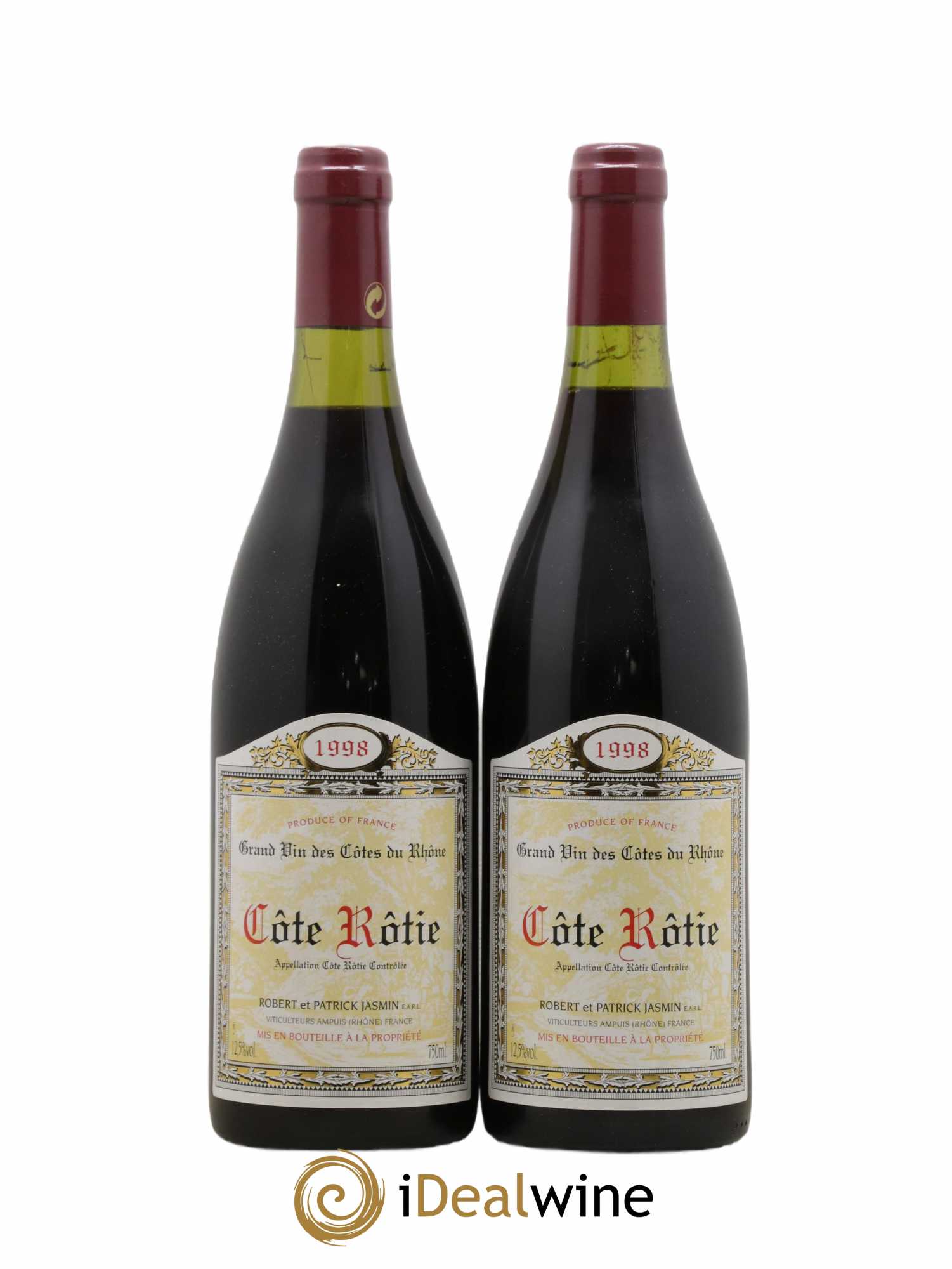 Côte-Rôtie Jasmin (Domaine) 1998 - Lot de 2 bouteilles - 0