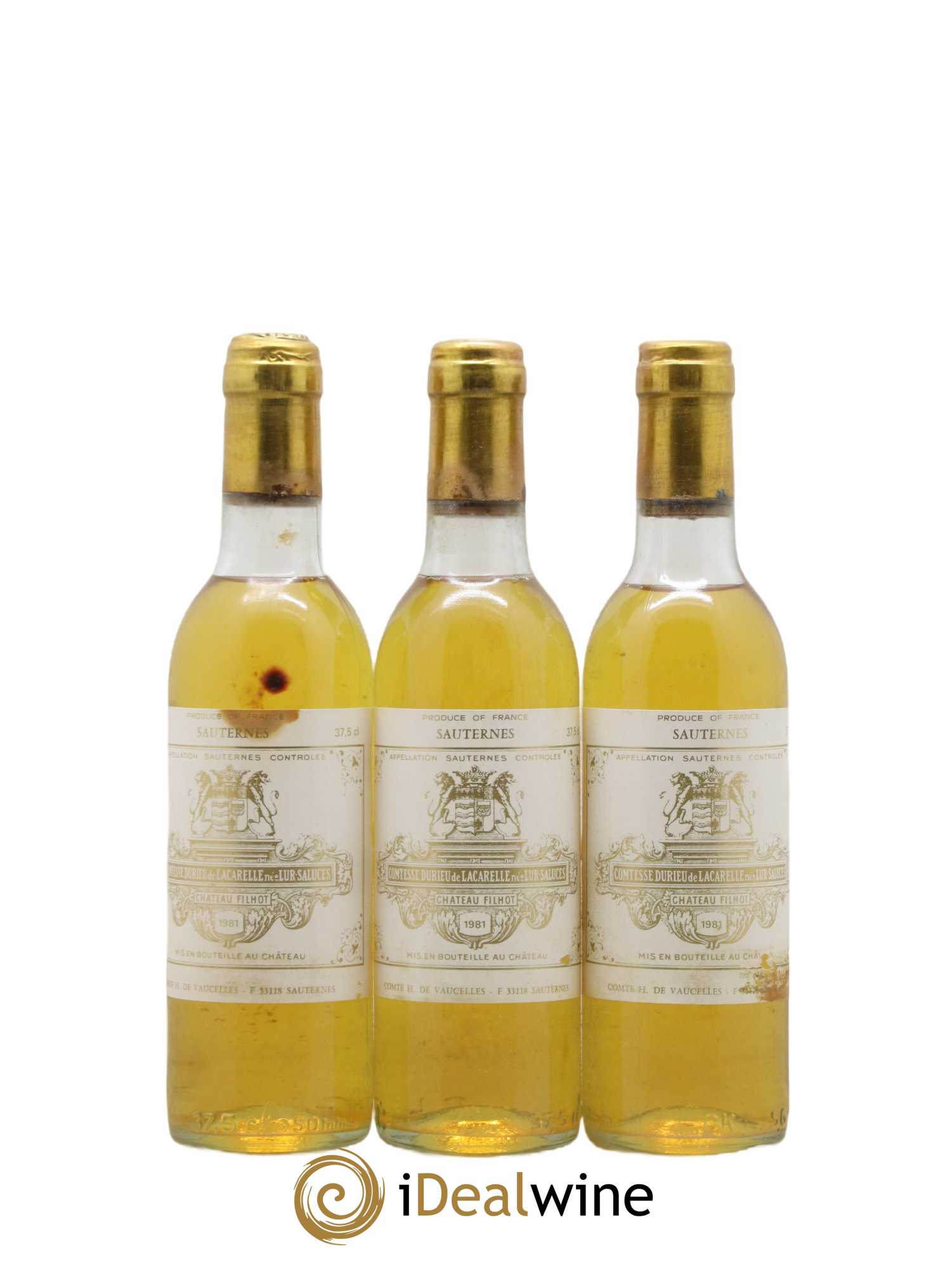 Château Filhot 2ème Grand Cru Classé 1981 - Lot of 12 half-bottles - 4