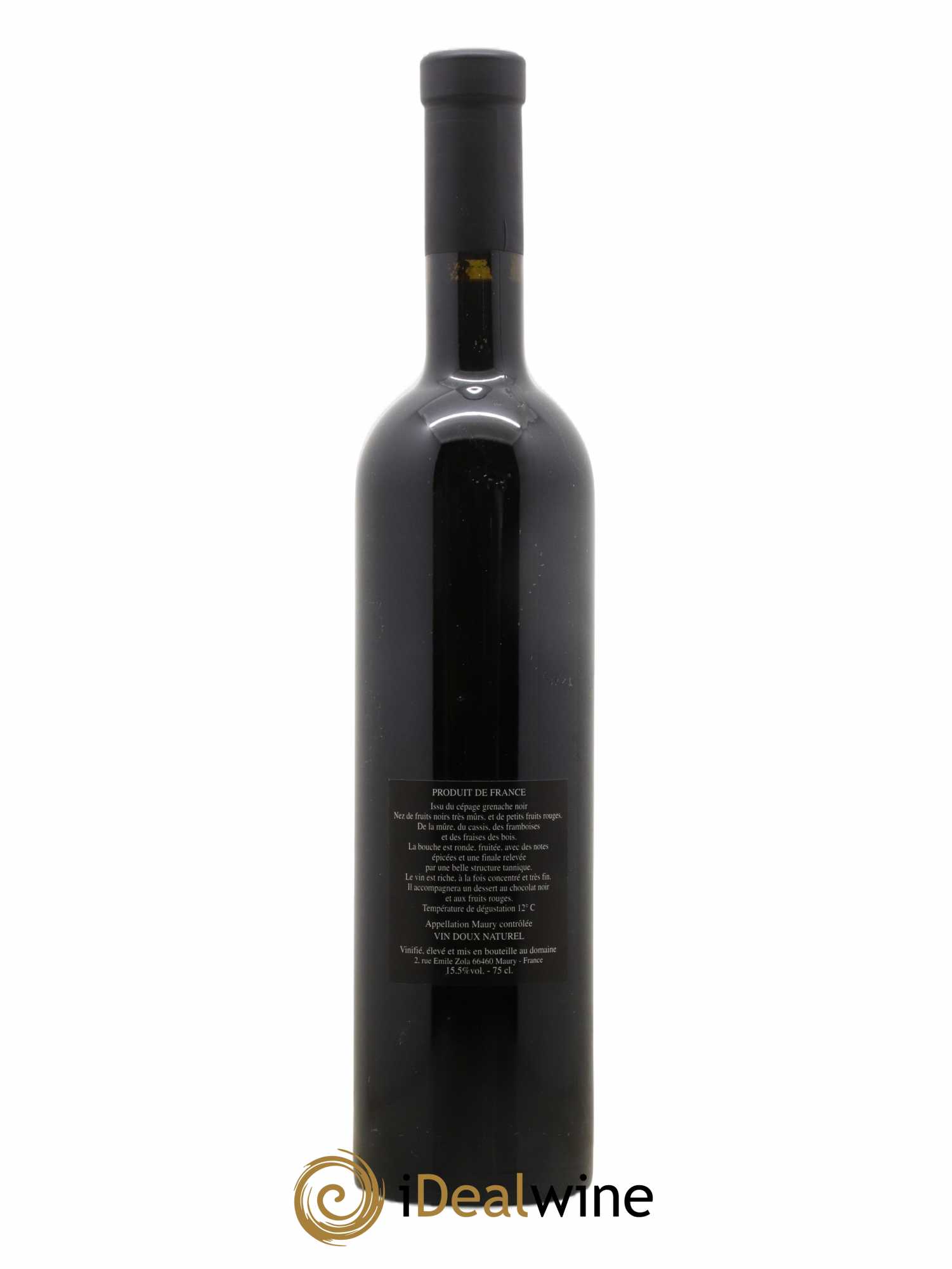 Maury Vin Doux Naturel Domaine Pouderoux 2004 - Lot de 1 bouteille - 1