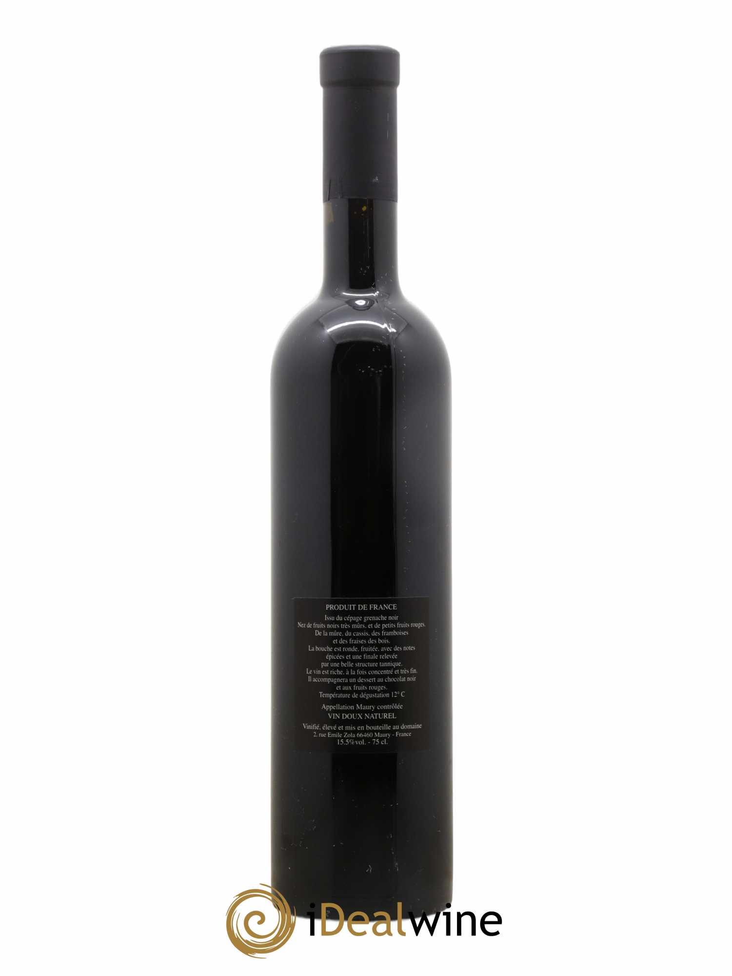 Maury Vin Doux Naturel Domaine Pouderoux 2004 - Lot de 1 bouteille - 1