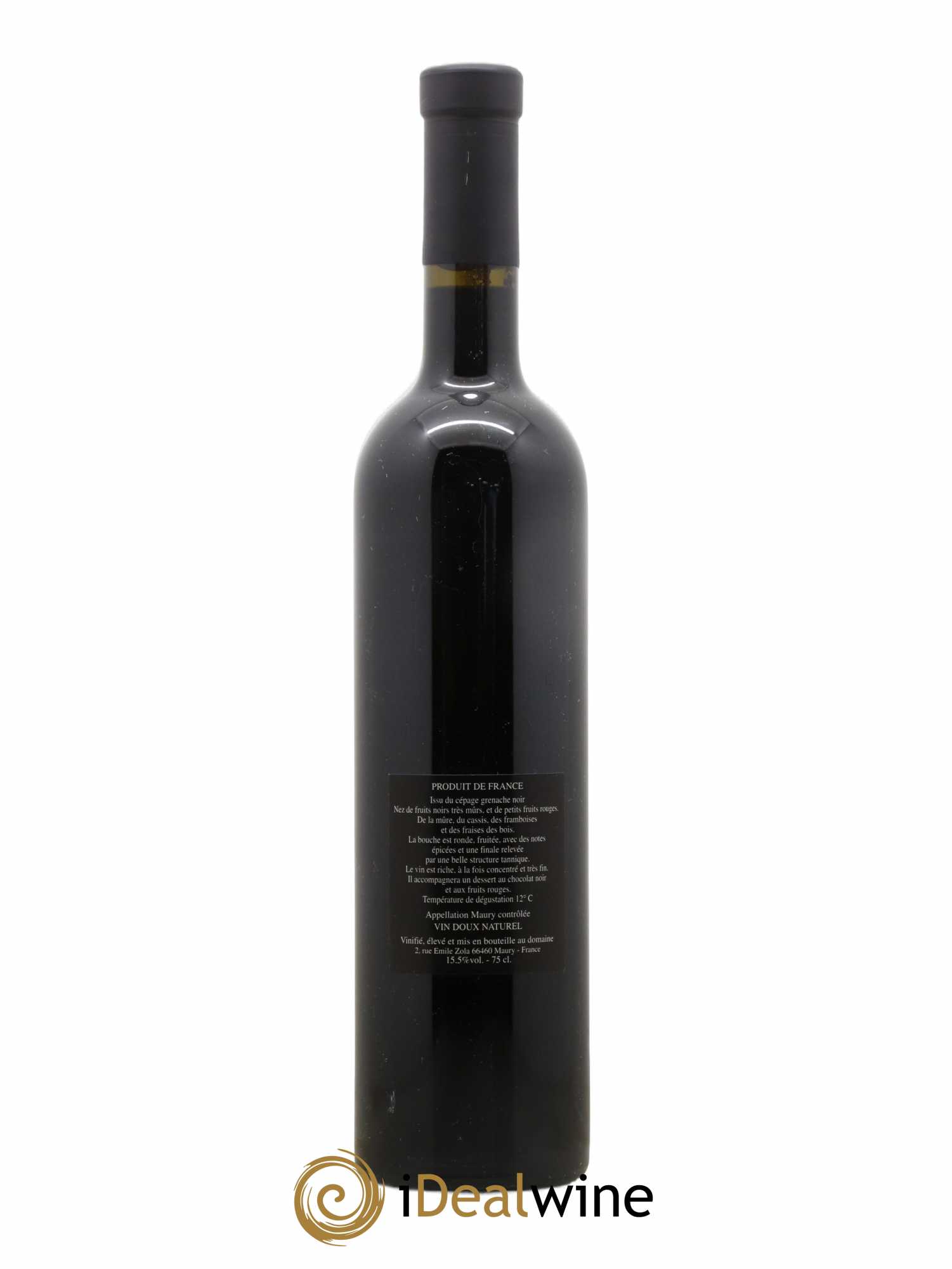 Maury Vin Doux Naturel Domaine Pouderoux 2004 - Lot de 1 bouteille - 1