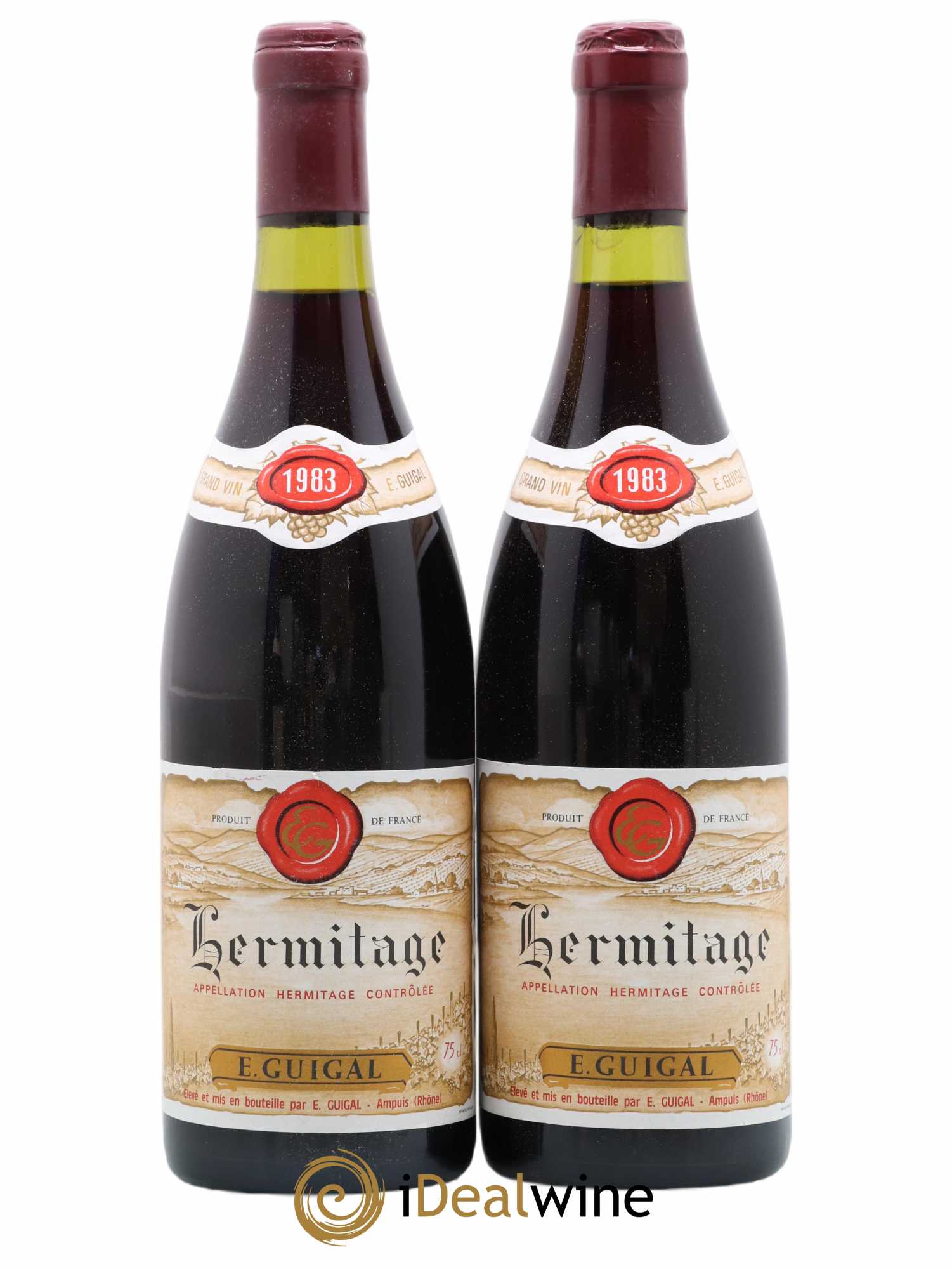 Hermitage Guigal 1983 - Lot de 2 bouteilles - 0
