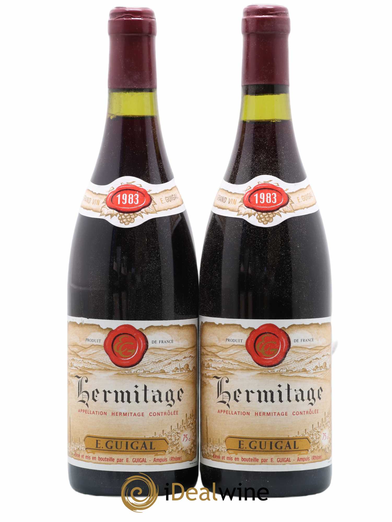 Hermitage Guigal 1983 - Lot de 2 bouteilles - 0
