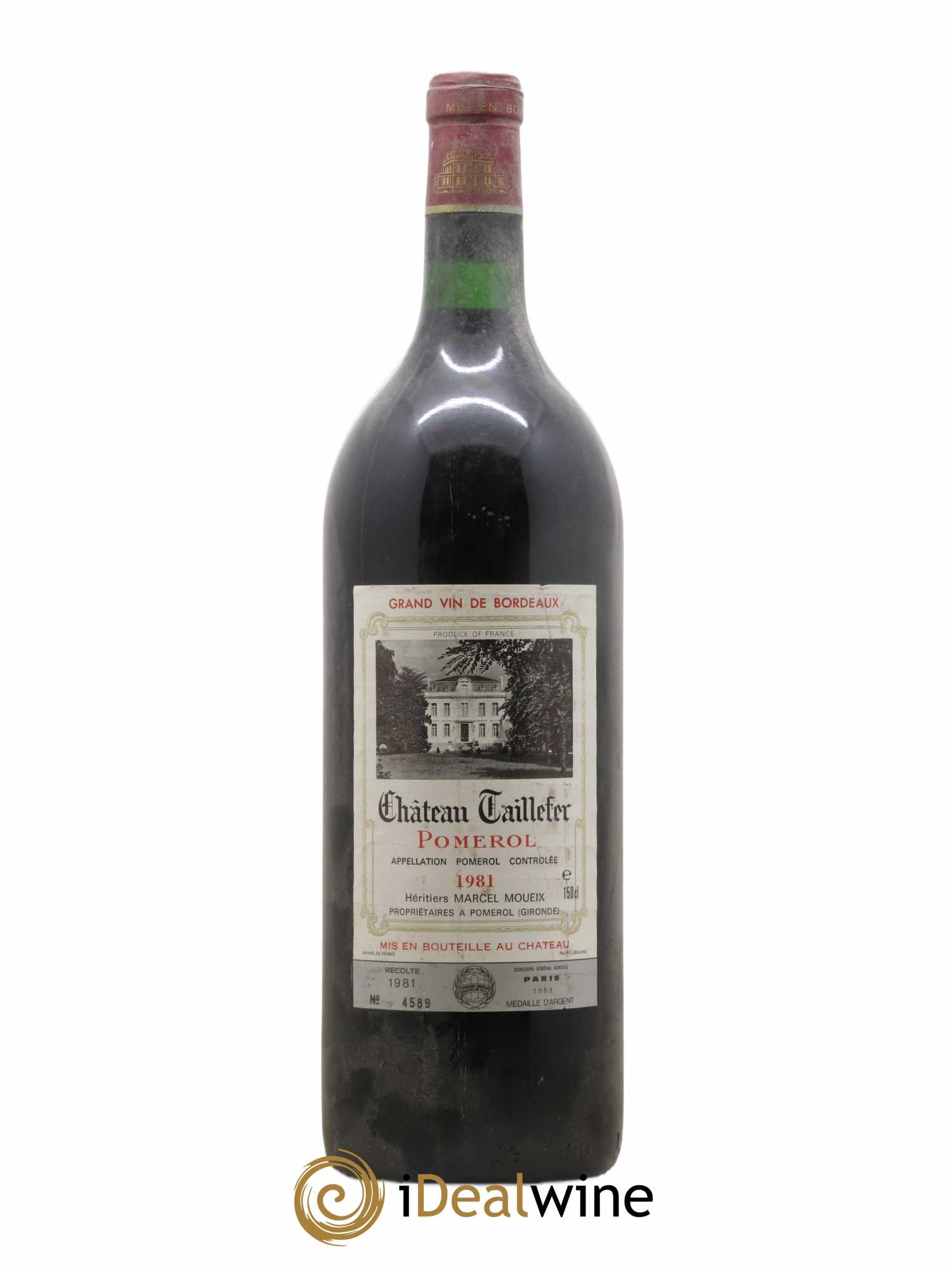 Château Taillefer 1981 - Lot of 1 magnum - 0
