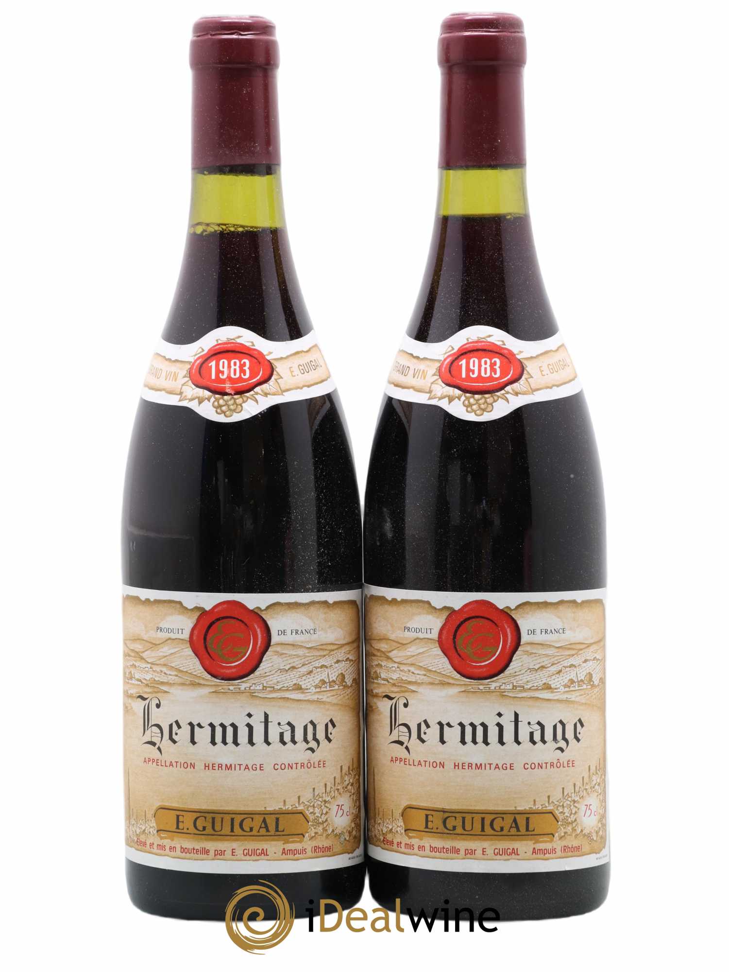 Hermitage Guigal 1983 - Lot de 2 bouteilles - 0