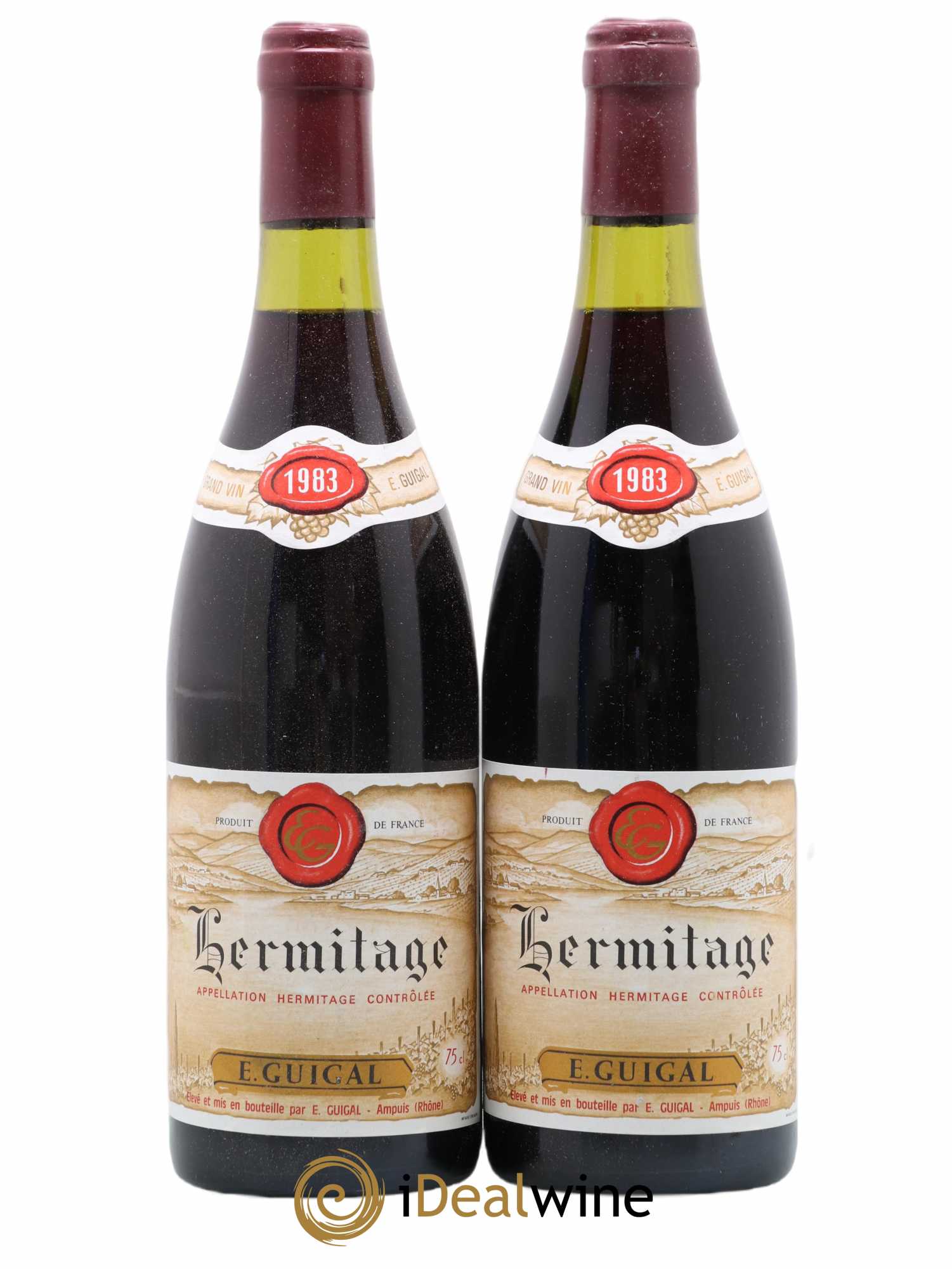 Hermitage Guigal 1983 - Lot de 2 bouteilles - 0