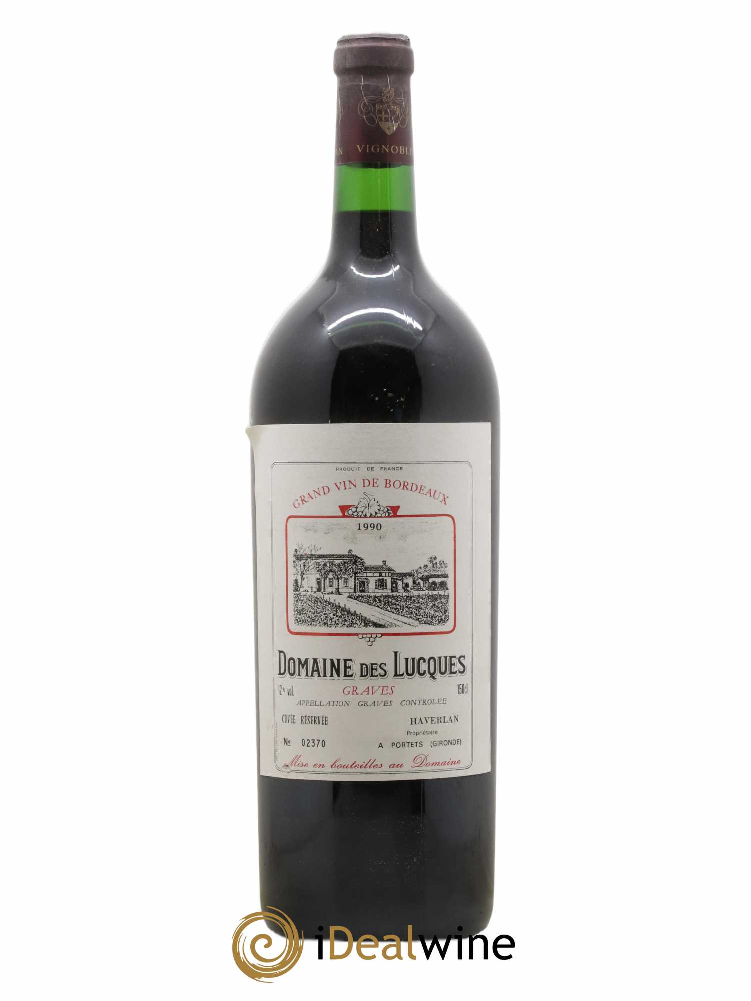 Graves Domaine des Lucques 1990 - Lot of 1 magnum - 0