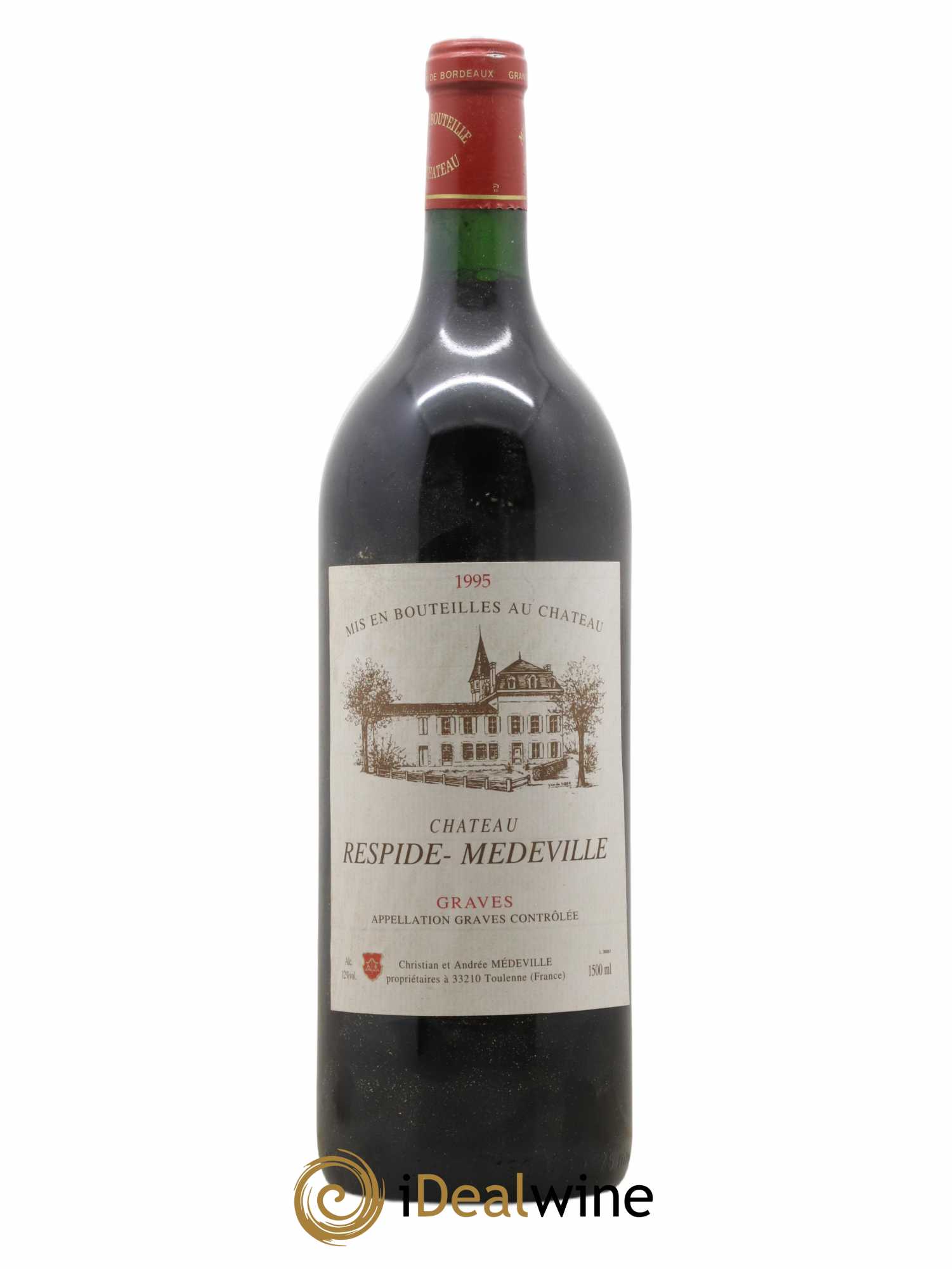 Château Respide Médeville Graves Respide Medeville 1995 - Lot de 1 magnum - 0
