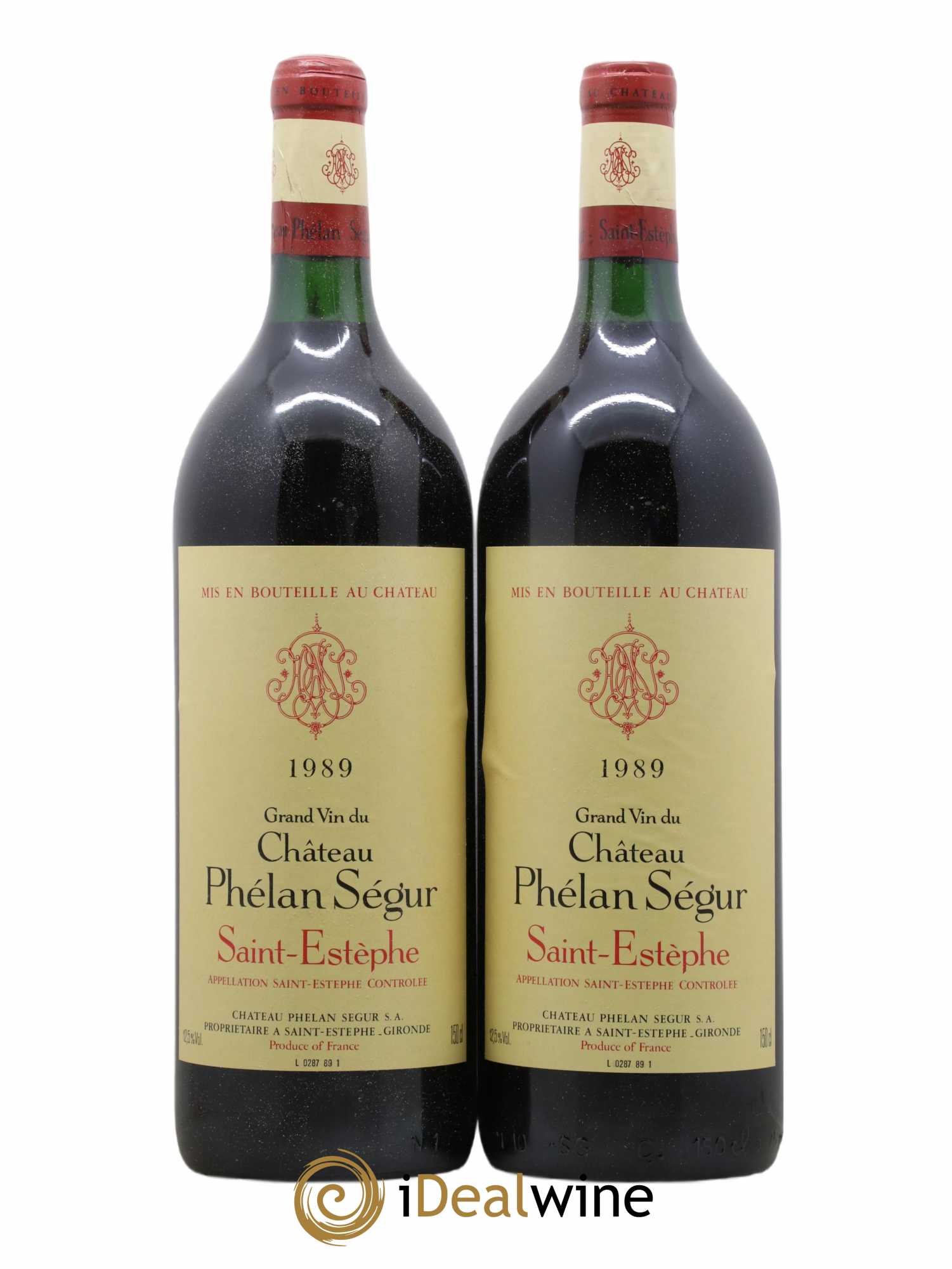 Château Phélan Ségur 1989 - Lot of 2 magnums - 0