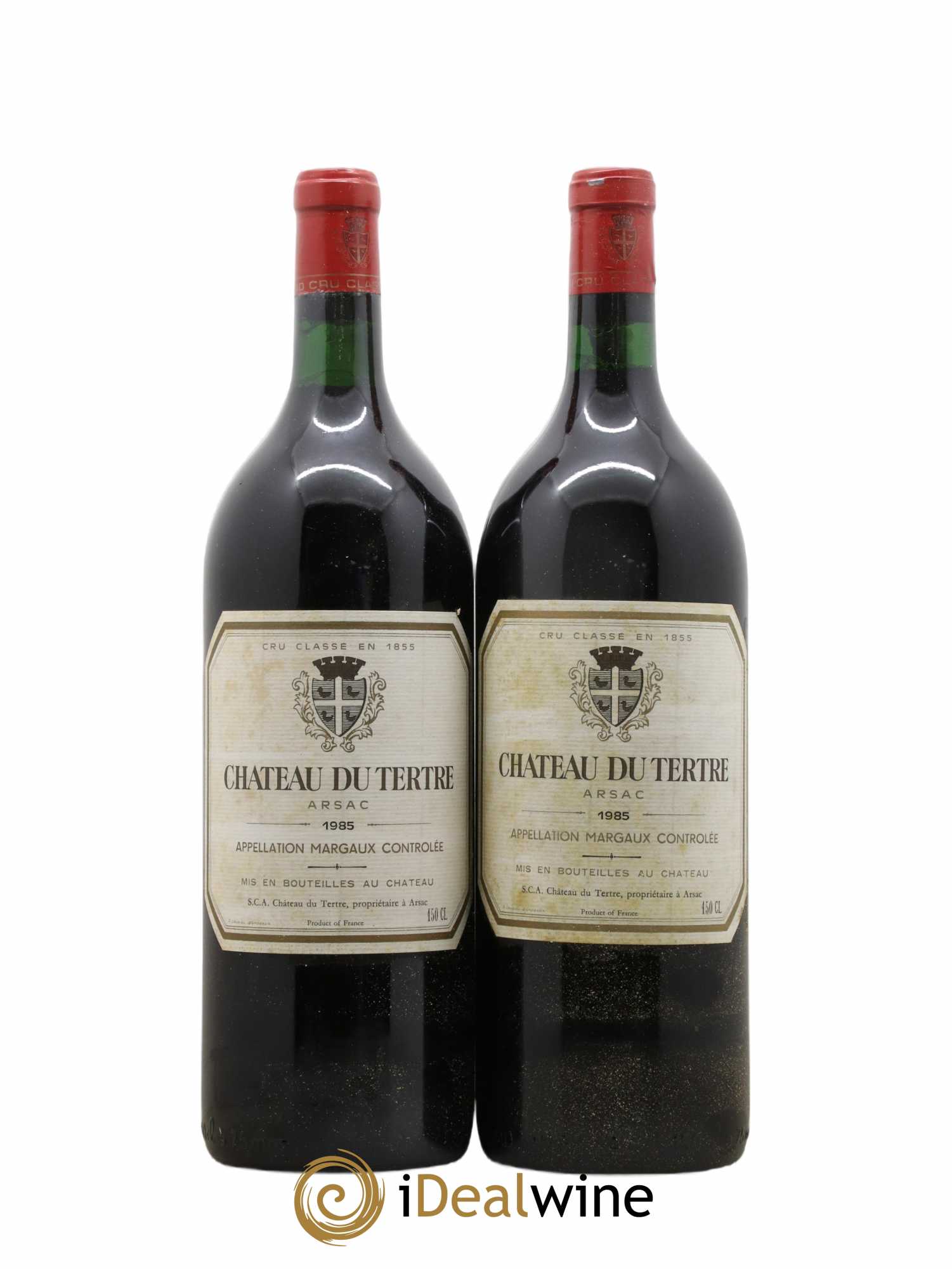 Château du Tertre 5ème Grand Cru Classé 1985 - Lot de 2 magnums - 0