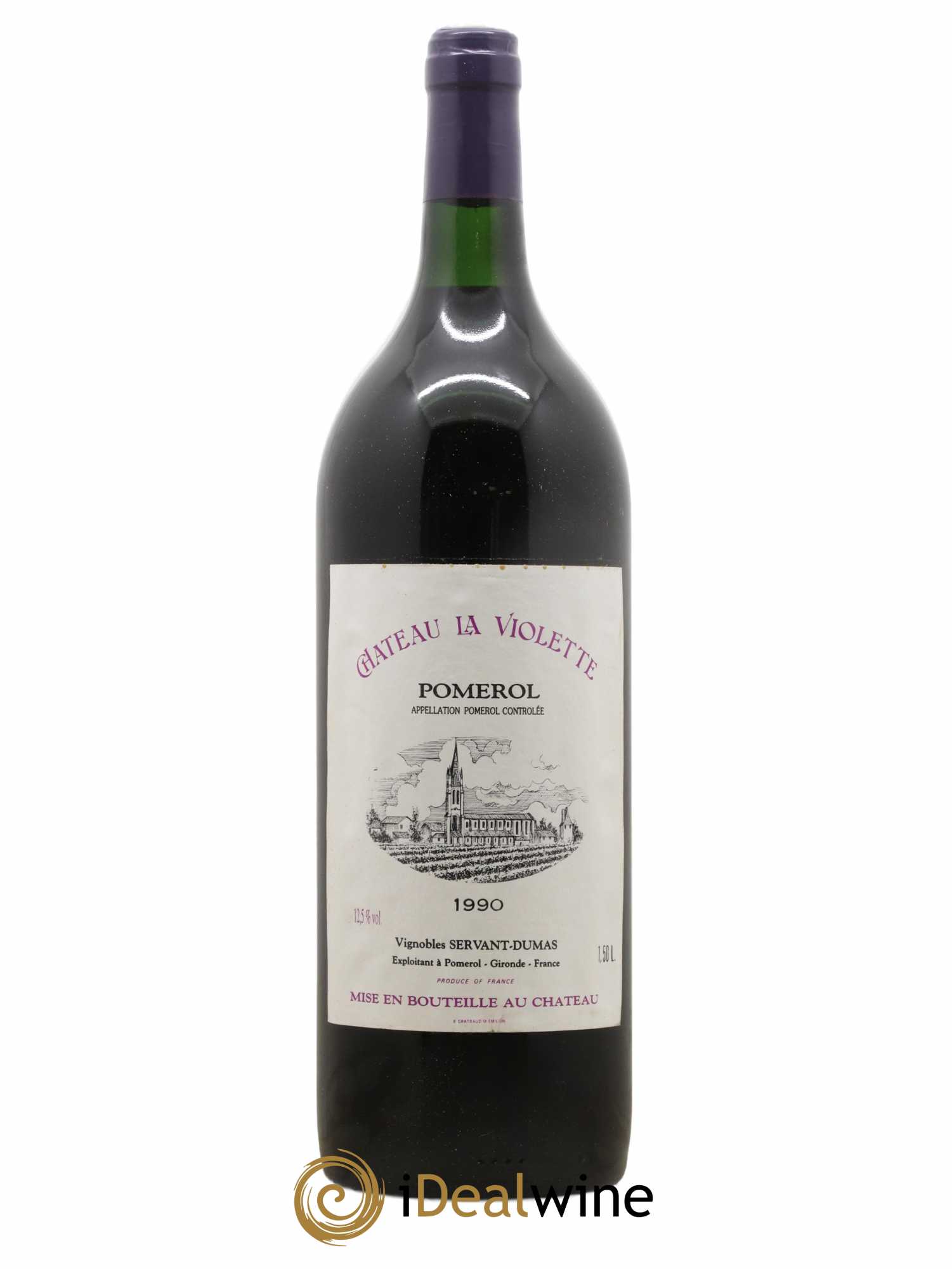 Château la Violette 1990 - Lot de 1 magnum - 0