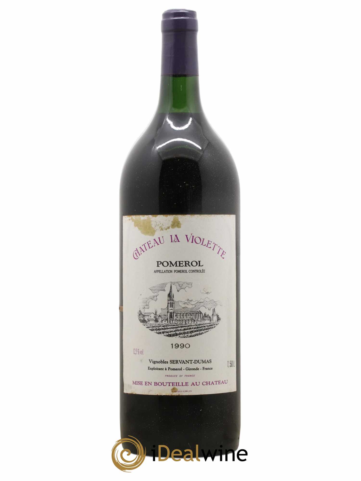 Château la Violette 1990 - Lot de 1 magnum - 0