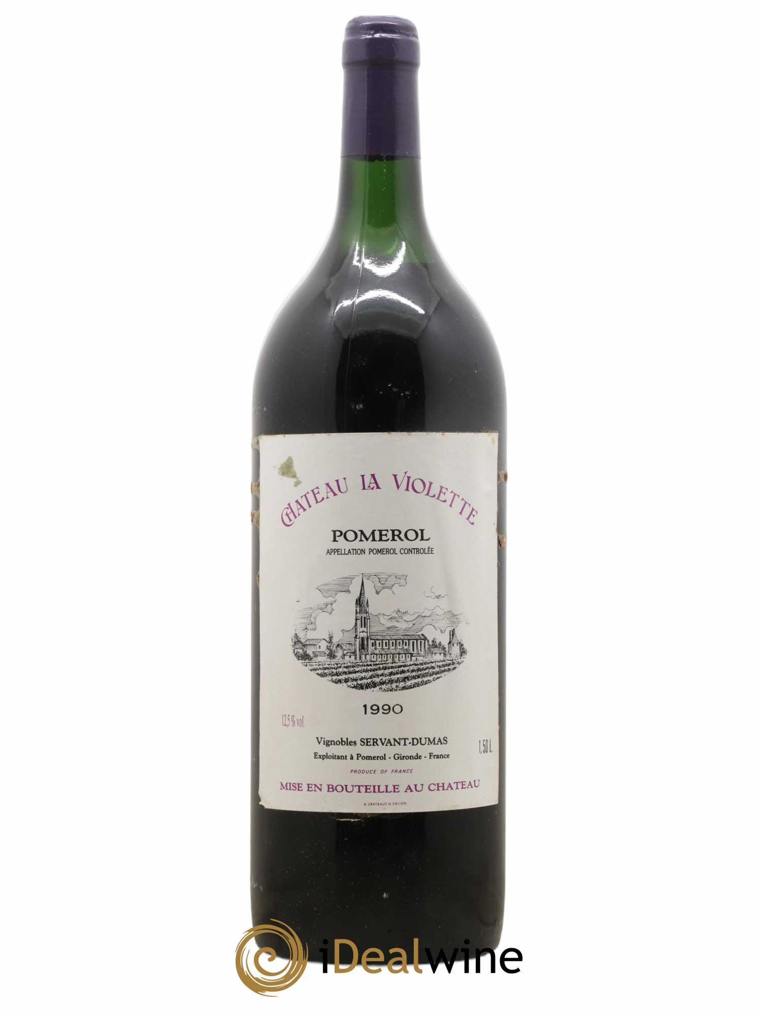 Château la Violette 1990 - Lot de 1 magnum - 0
