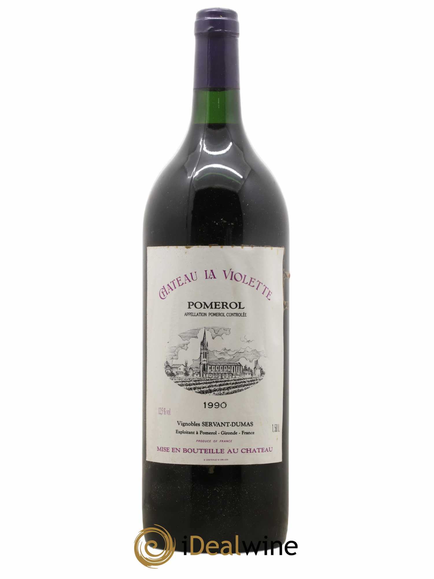 Château la Violette 1990 - Lot de 1 magnum - 0