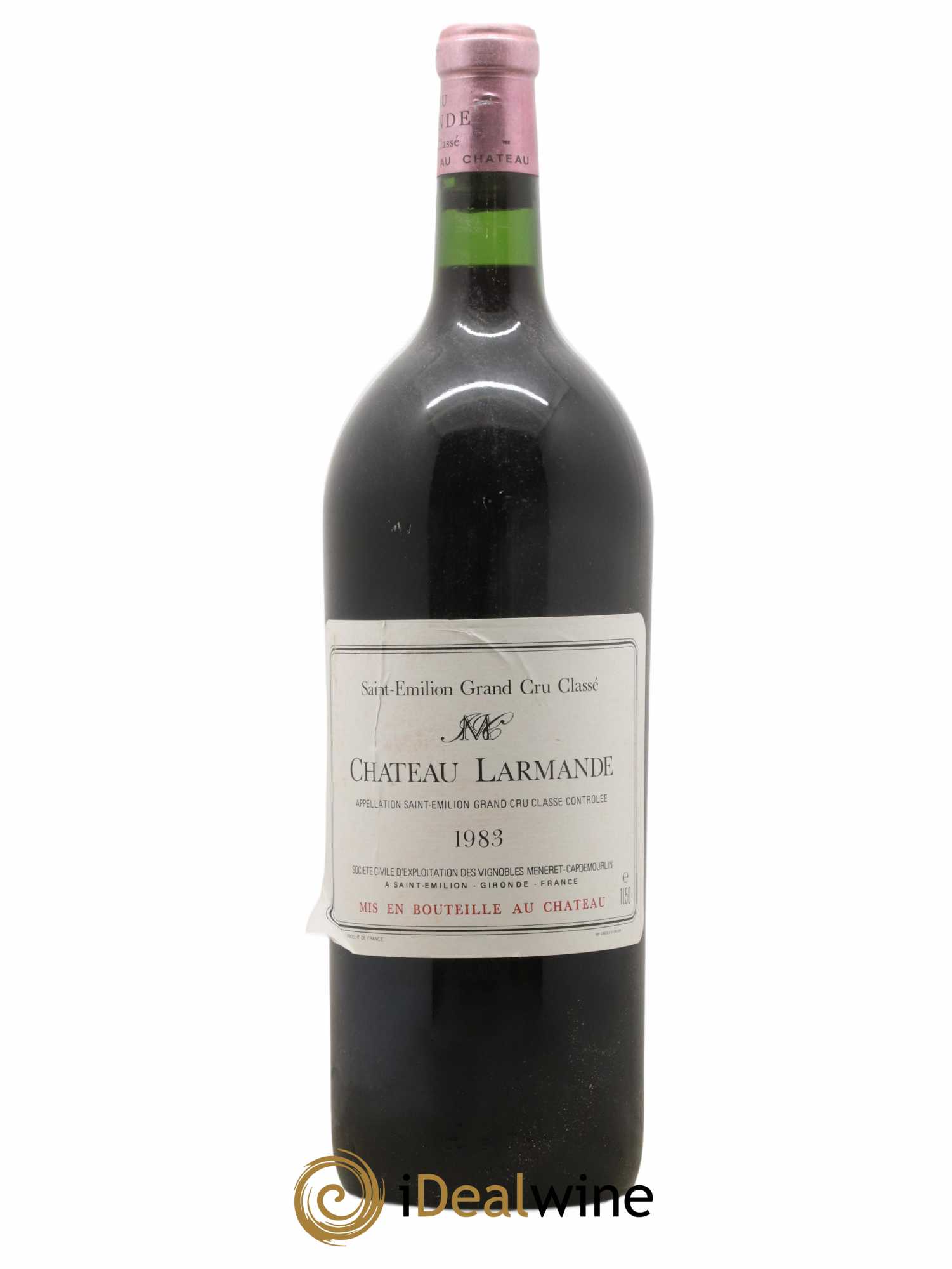 Château Larmande Grand Cru Classé 1983 - Lot de 1 magnum - 0