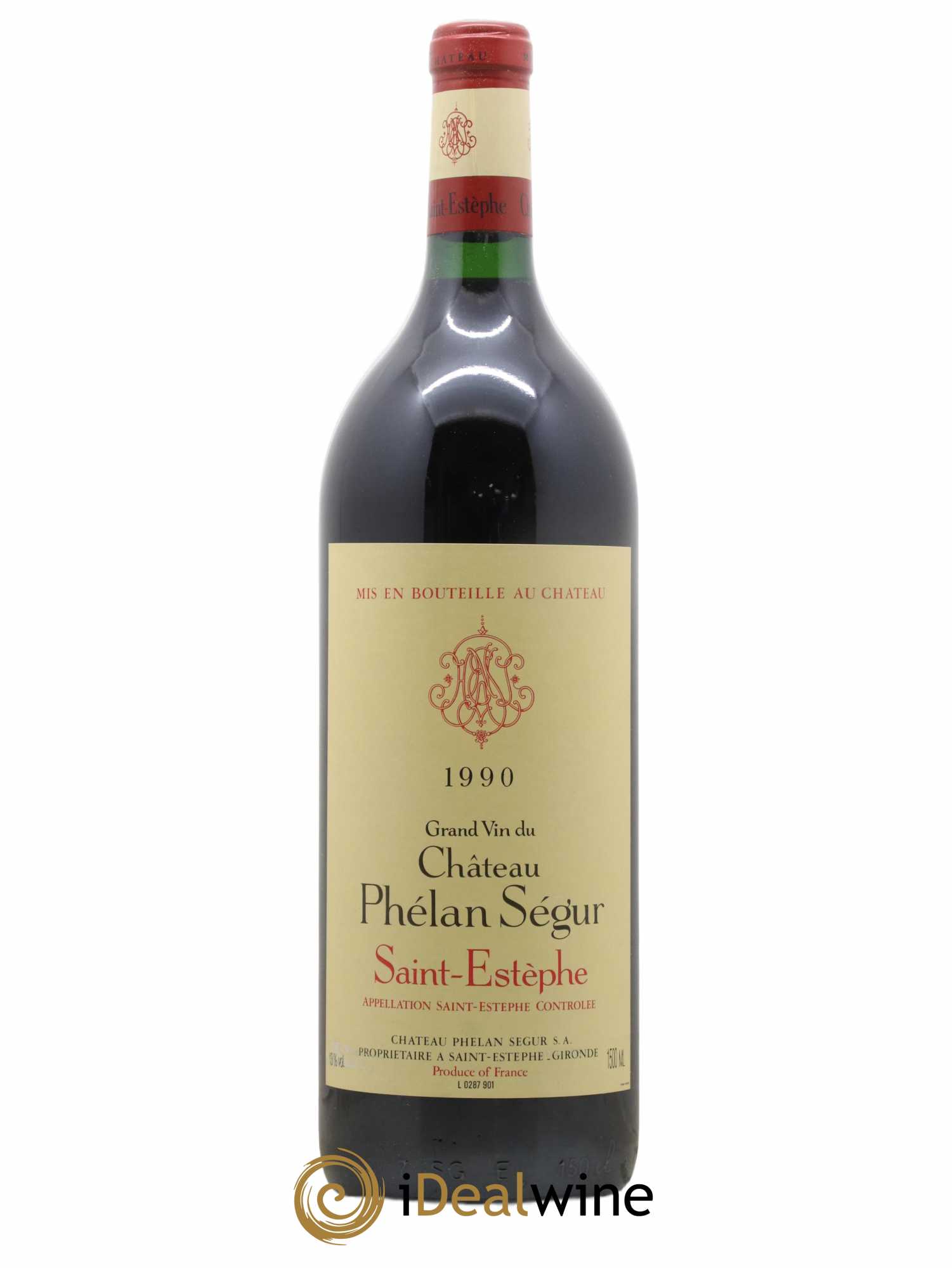 Château Phélan Ségur 1990 - Lot de 1 magnum - 0