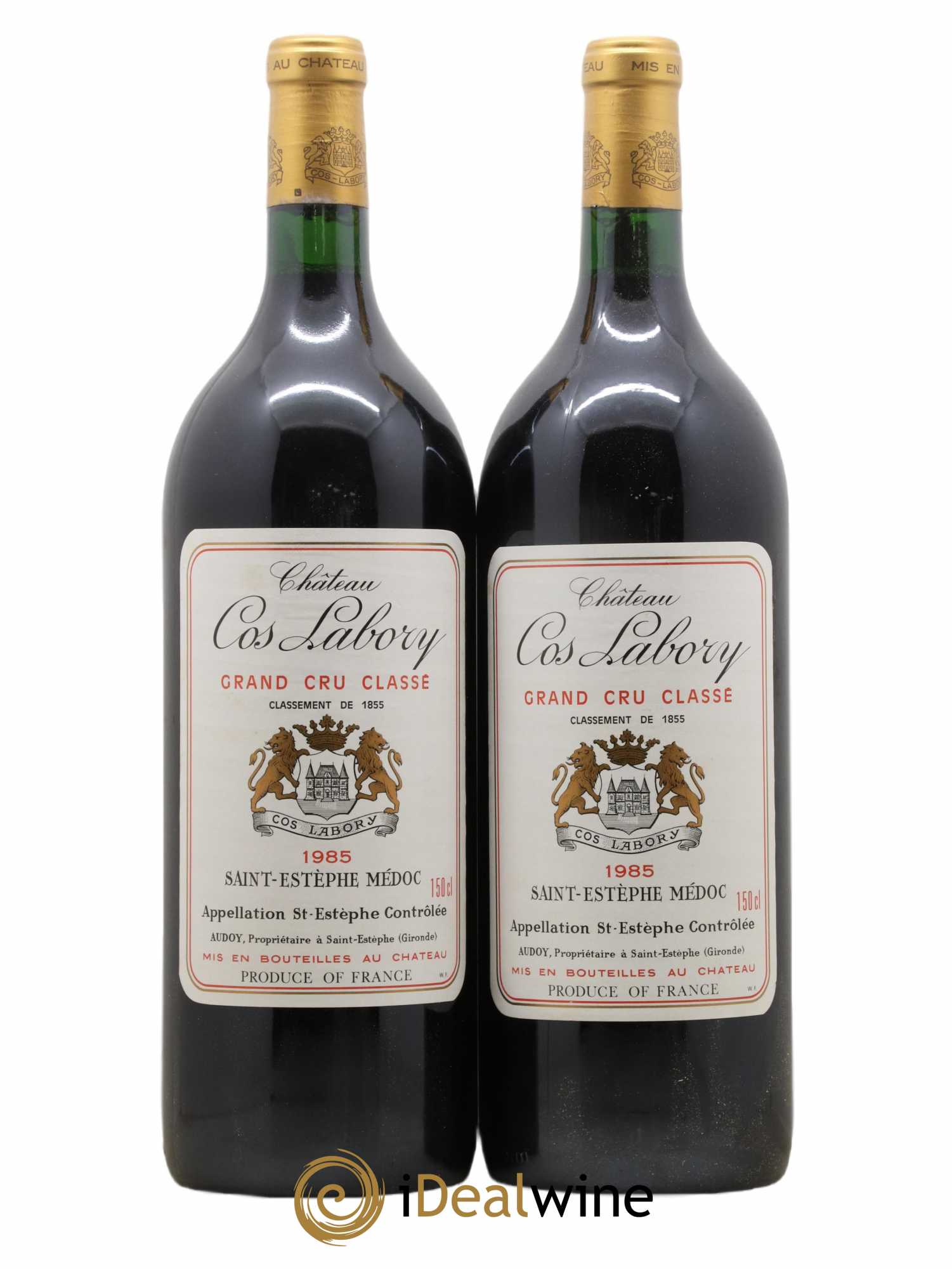 Château Cos Labory 5ème Grand Cru Classé 1985 - Lot de 2 magnums - 0