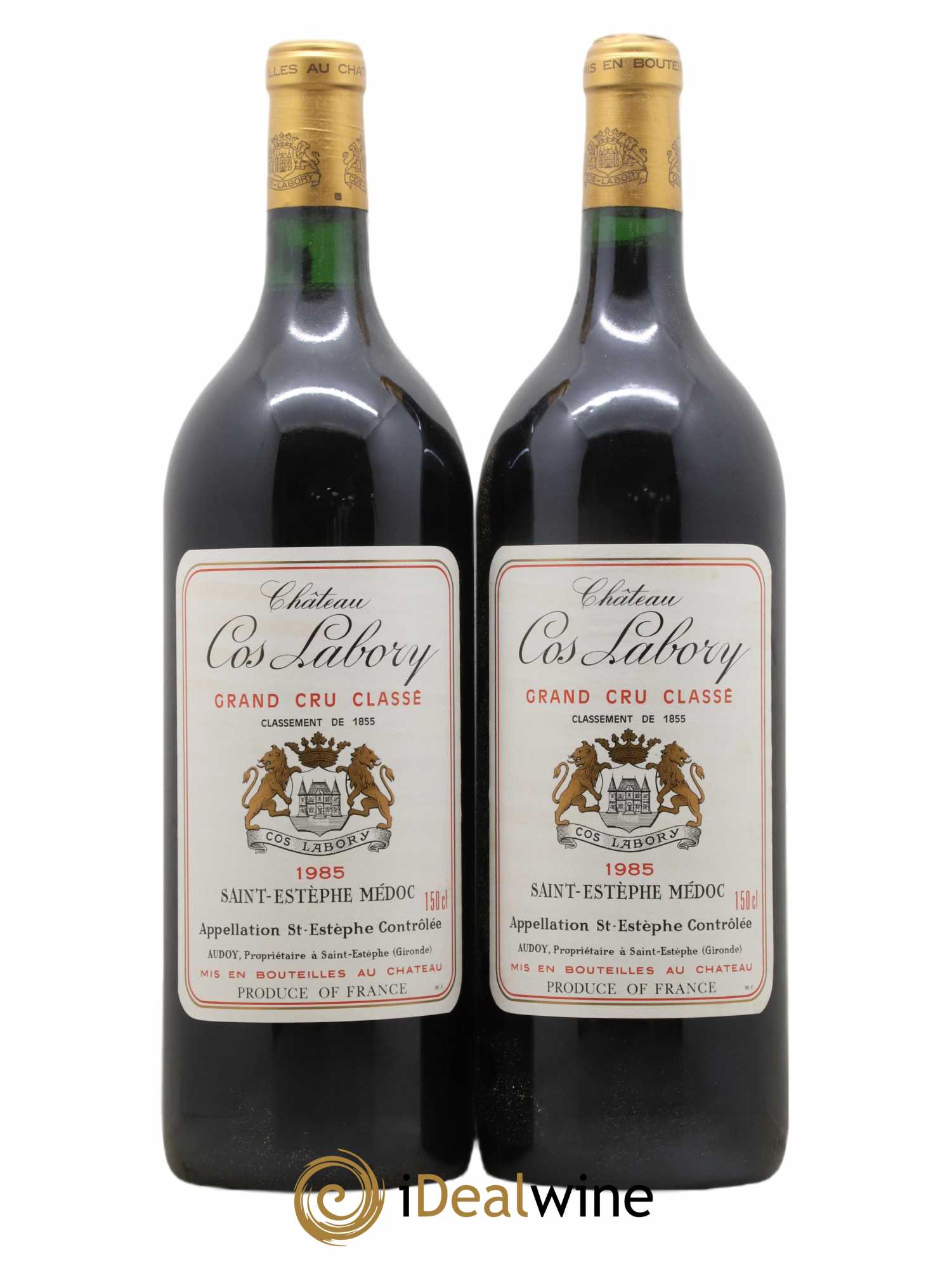 Château Cos Labory 5ème Grand Cru Classé 1985 - Lot de 2 magnums - 0