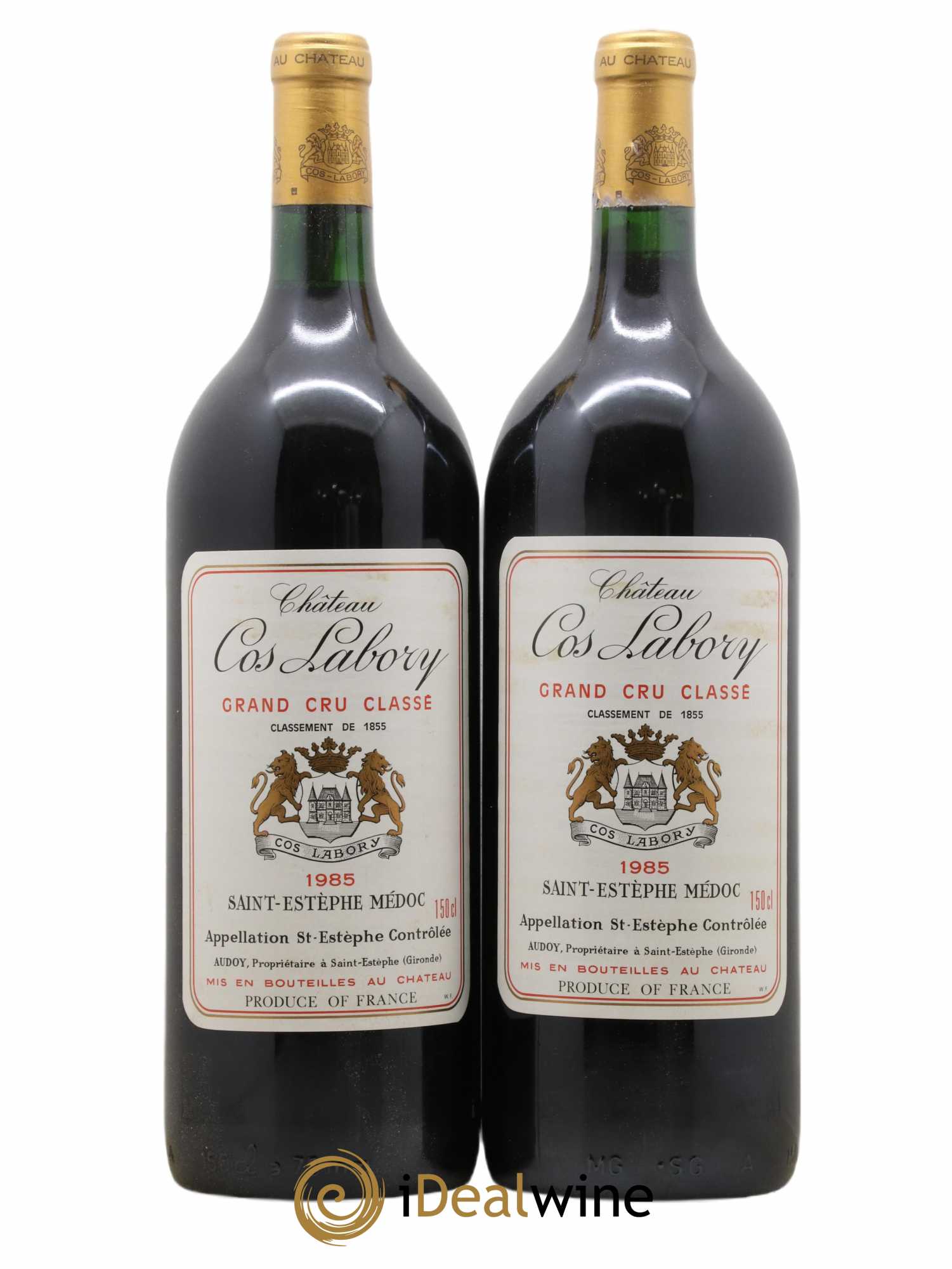 Château Cos Labory 5ème Grand Cru Classé 1985 - Lot de 2 magnums - 0