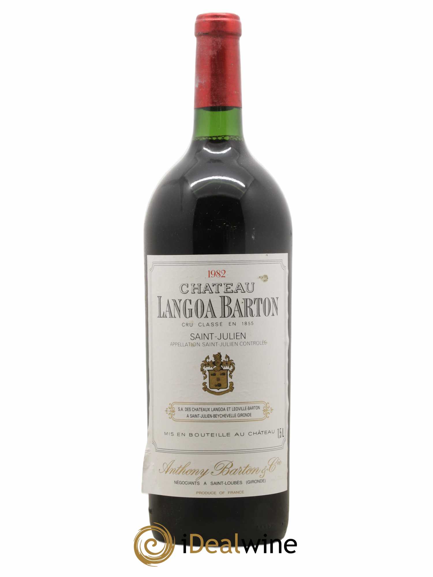 Château Langoa Barton 3ème Grand Cru Classé 1982 - Lot de 1 magnum - 0