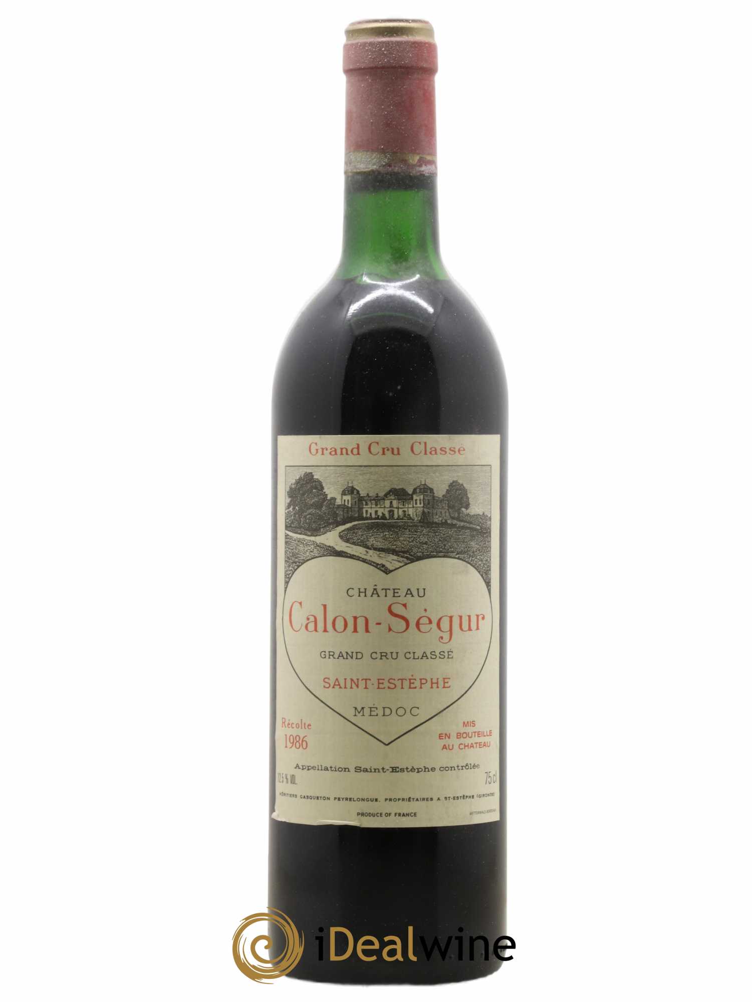 Château Calon Ségur 3ème Grand Cru Classé 1986 - Lot de 1 bouteille - 0