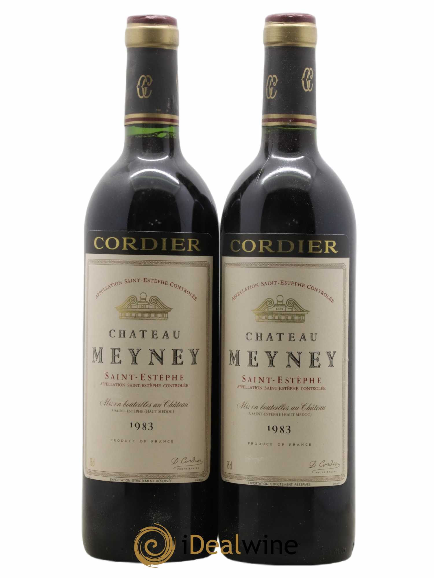 Château Meyney 1983 - Lot de 2 bouteilles - 0