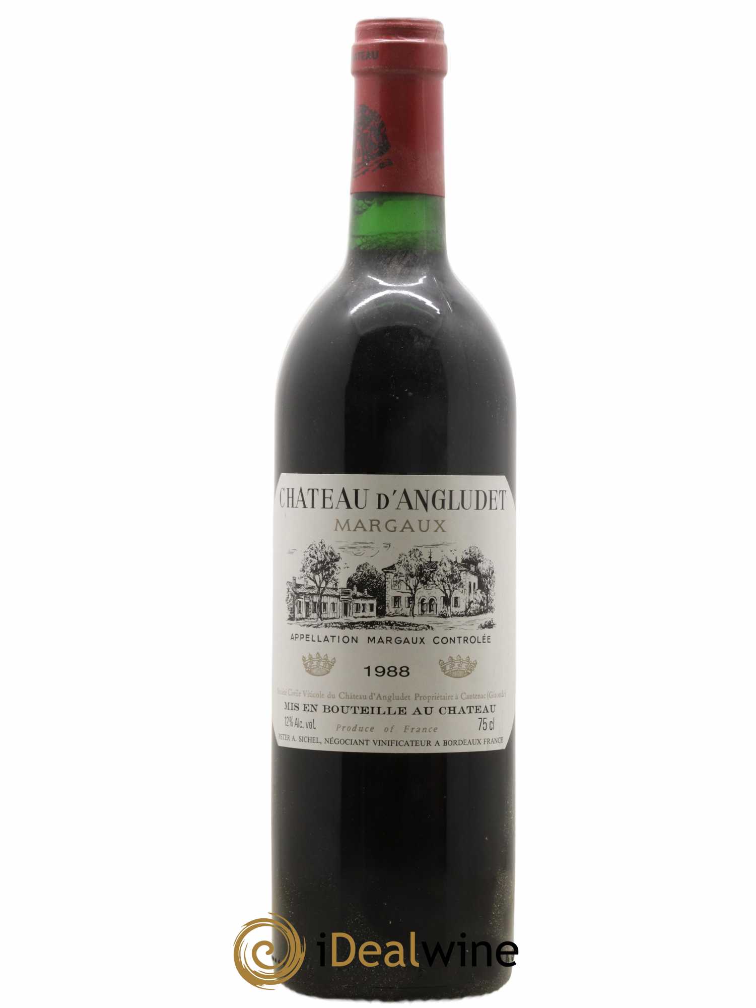 Château d' Angludet Cru Bourgeois 1988 - Lot de 1 bouteille - 0