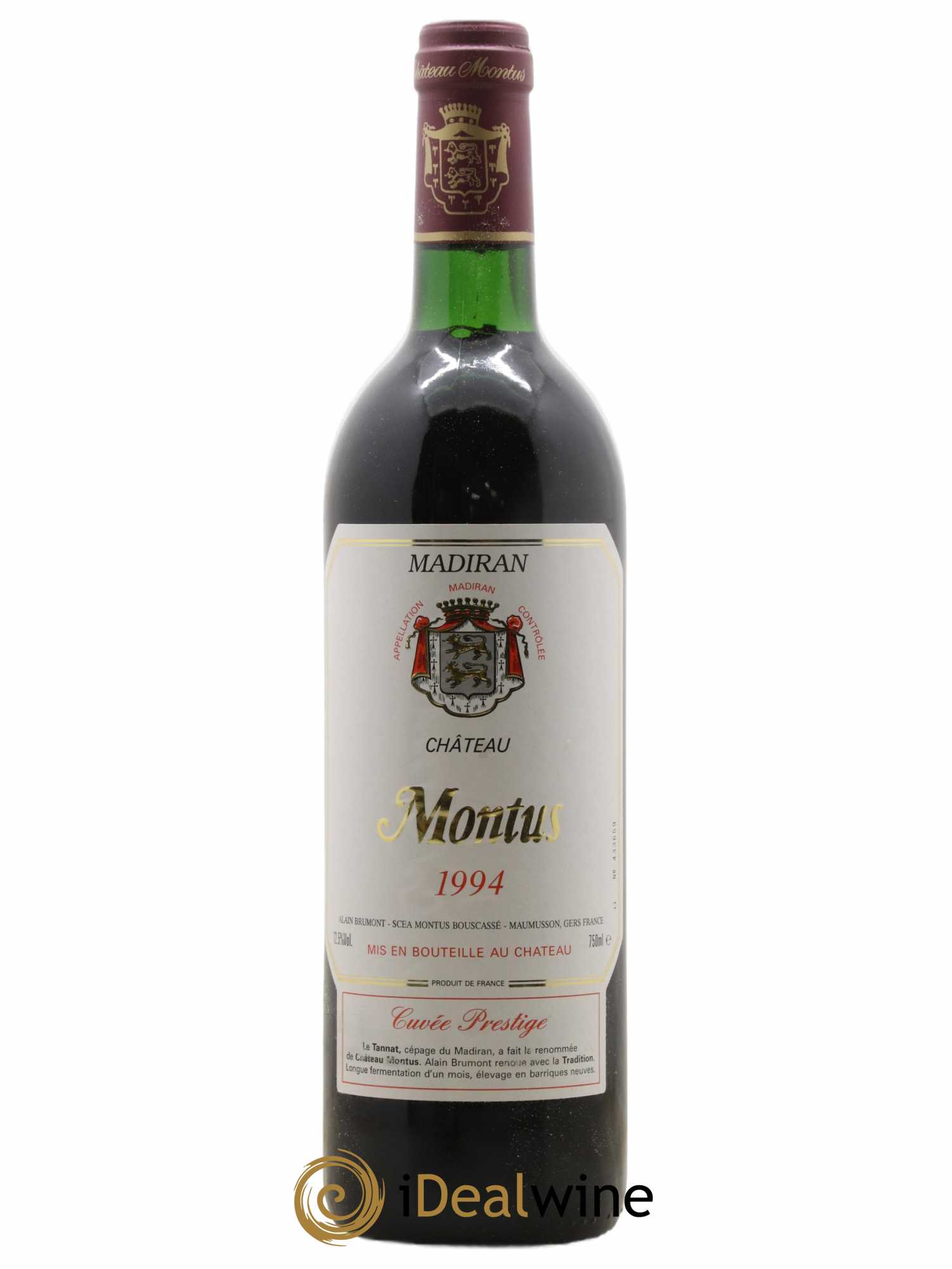 Madiran Château Montus-Prestige Alain Brumont 1994 - Lot of 1 bottle - 0