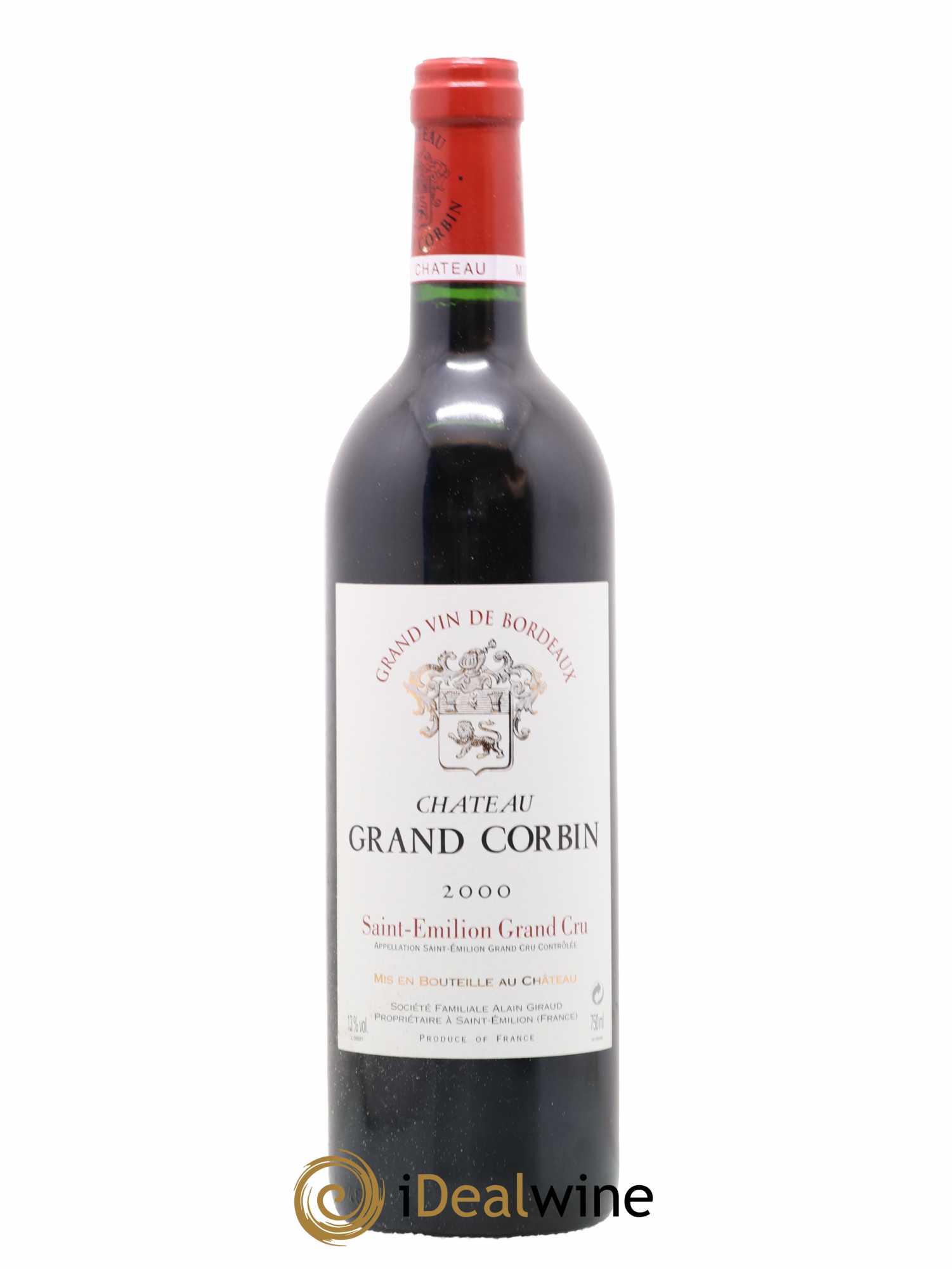 Château Grand Corbin Grand Cru Classé 2000 - Lot of 1 bottle - 0