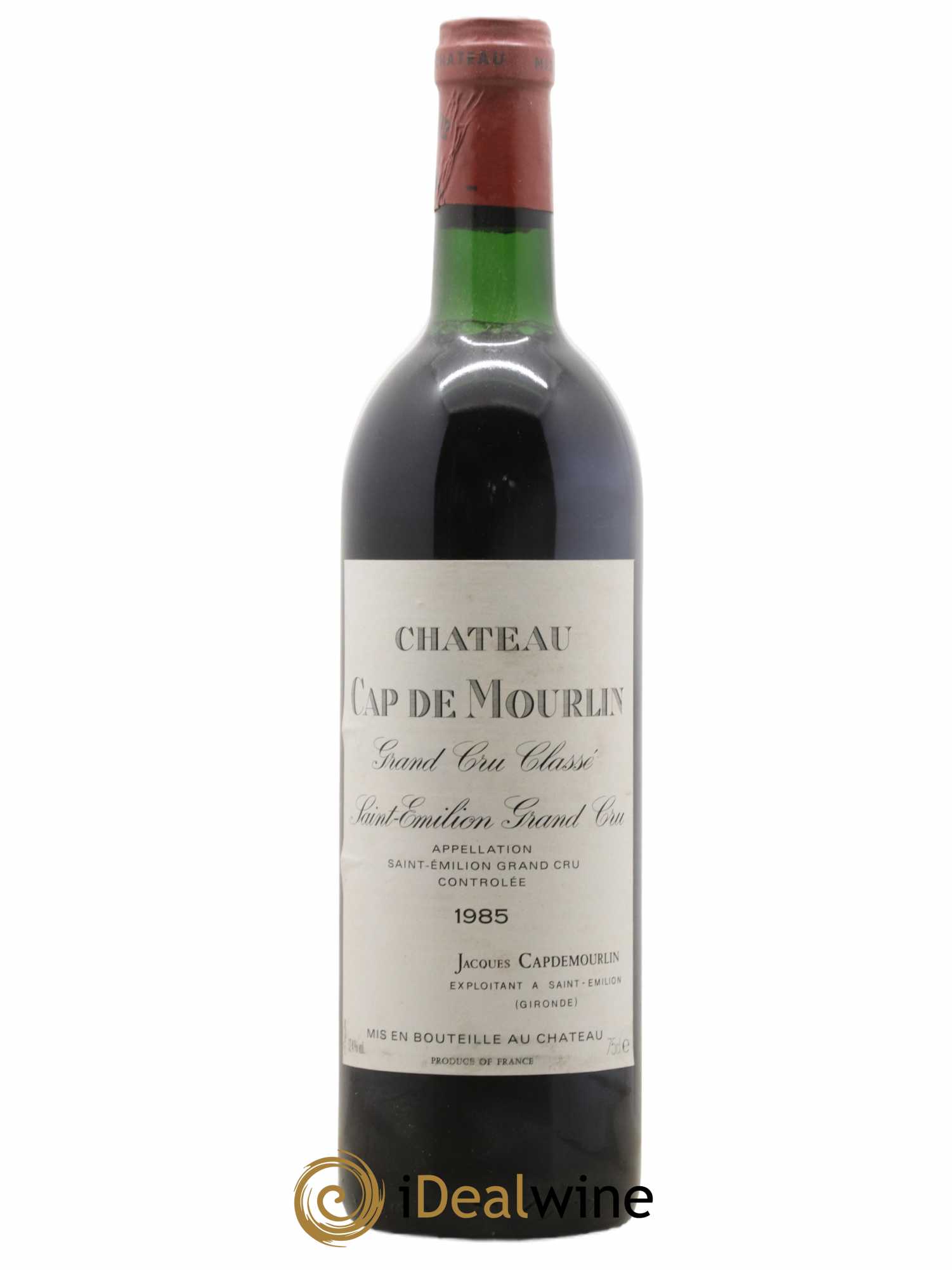Château Cap de Mourlin Grand Cru Classé 1985 - Lot of 1 bottle - 0