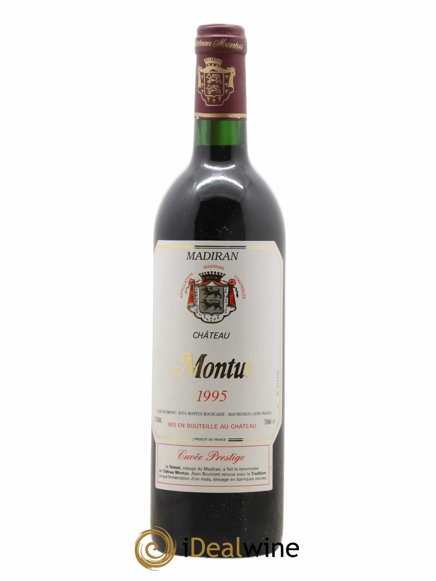 Madiran Château Montus-Prestige Alain Brumont 1995 - Lot de 1 bouteille - 0