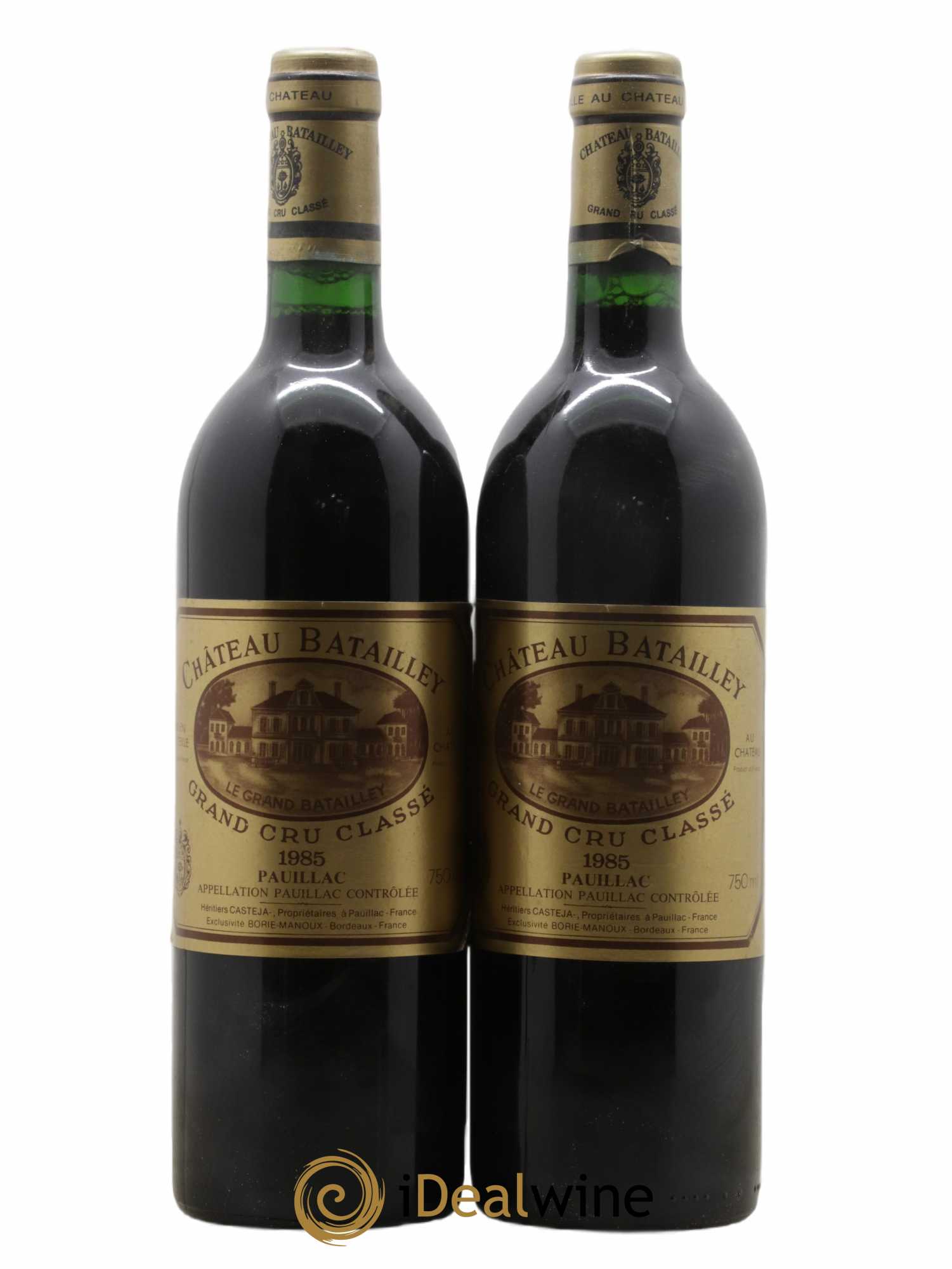 Château Batailley 5ème Grand Cru Classé 1985 - Lot de 2 bouteilles - 0
