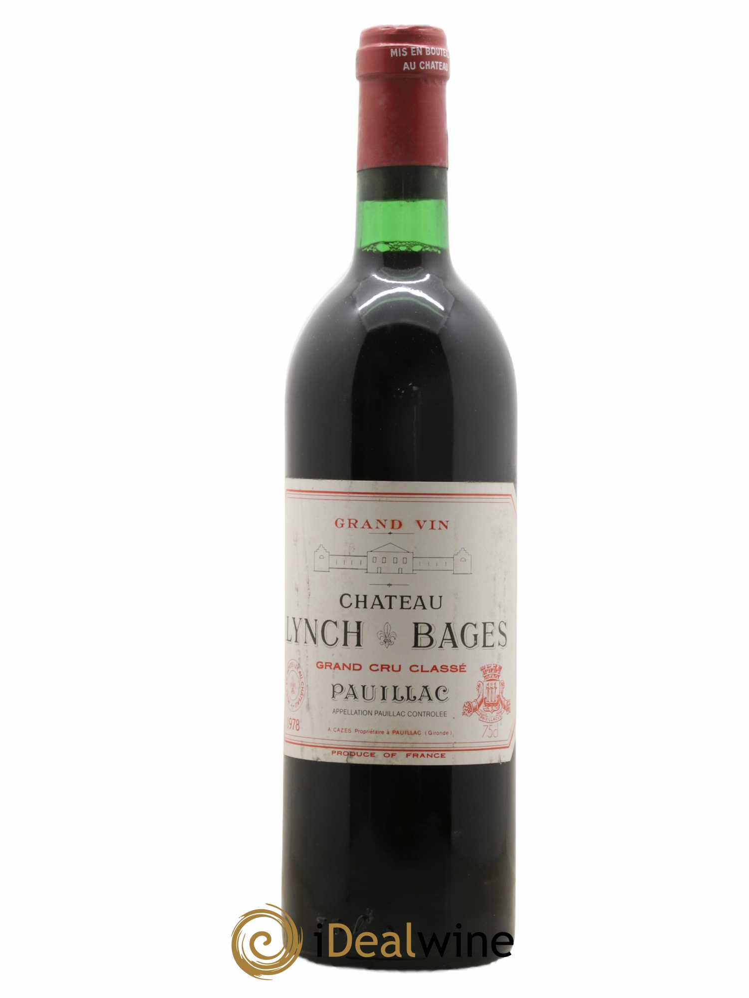 Château Lynch Bages 5ème Grand Cru Classé 1978 - Lot de 1 bouteille - 0