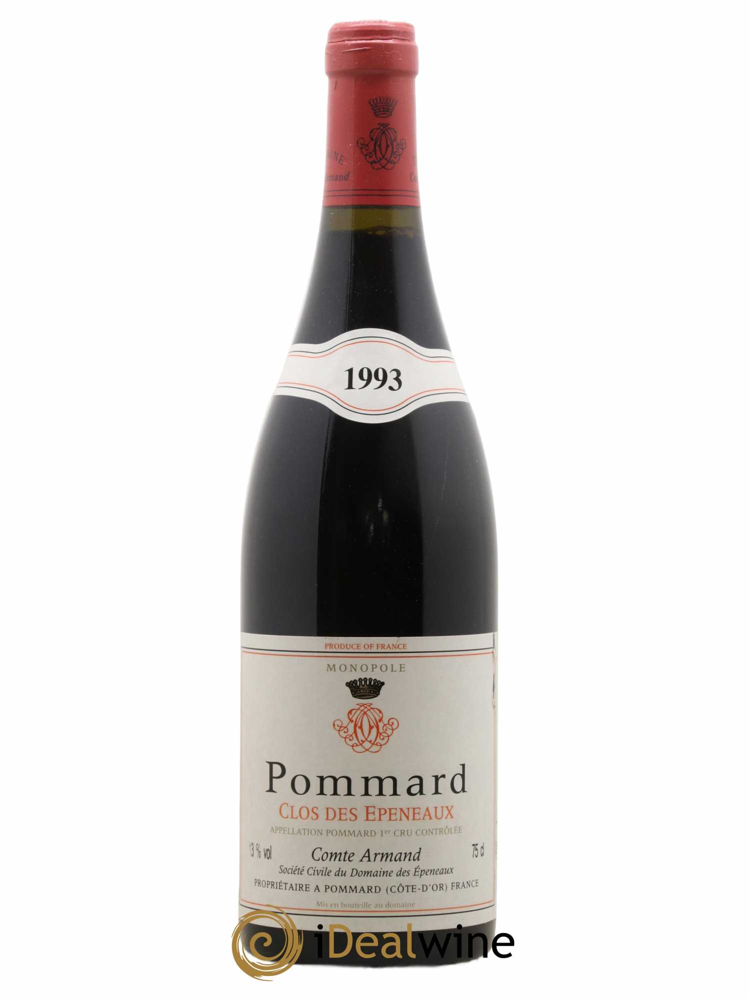 Pommard 1er Cru Clos des Epeneaux Comte Armand 1993 - Lot de 1 bouteille - 0