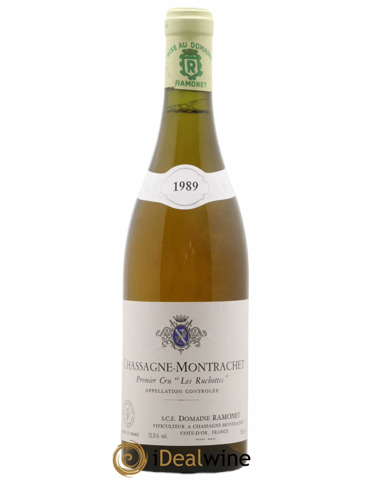Chassagne-Montrachet 1er Cru Les Ruchottes Ramonet (Domaine) 1989 - Lot de 1 bouteille - 0