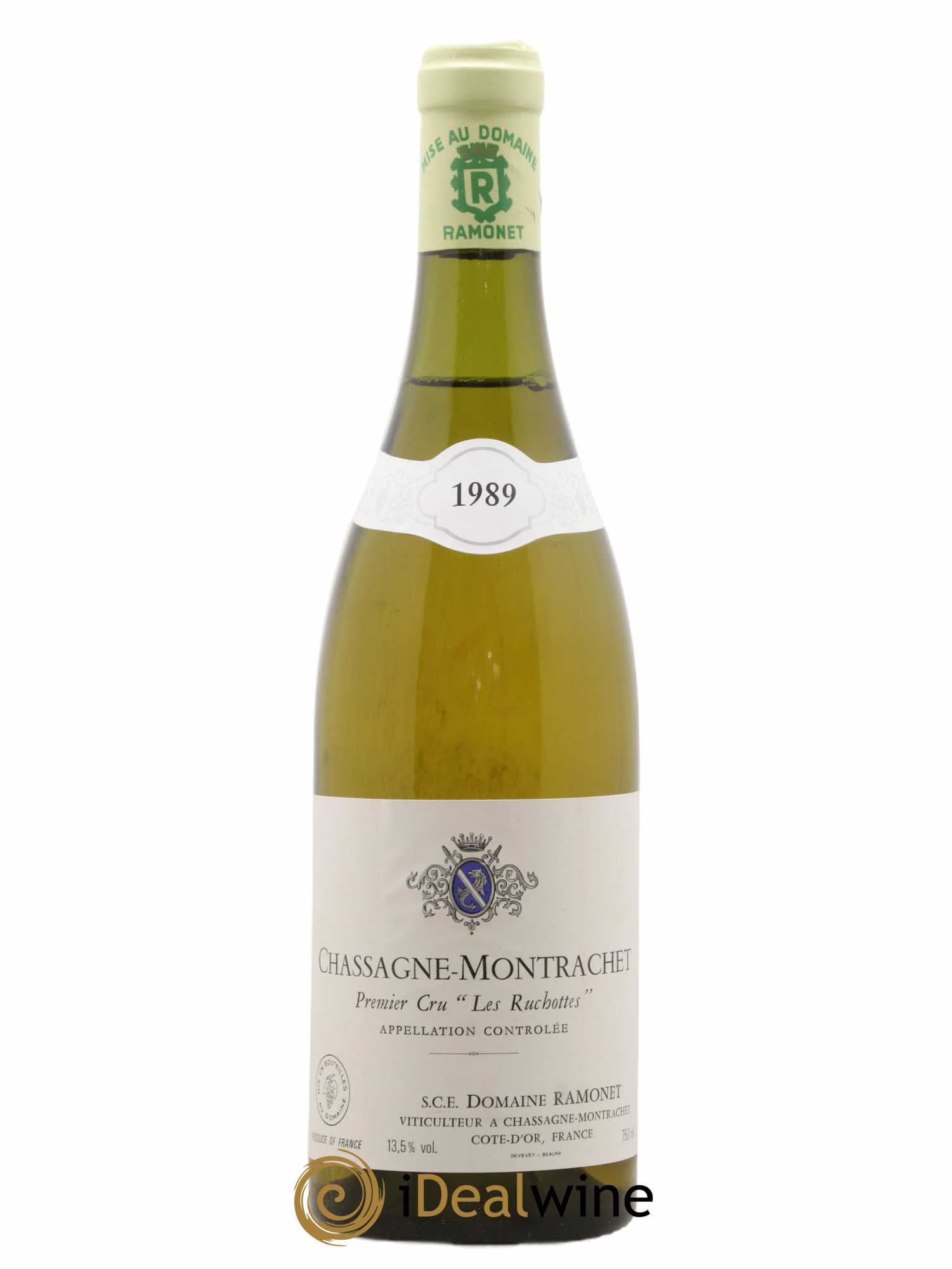 Chassagne-Montrachet 1er Cru Les Ruchottes Ramonet (Domaine) 1989 - Lot de 1 bouteille - 0