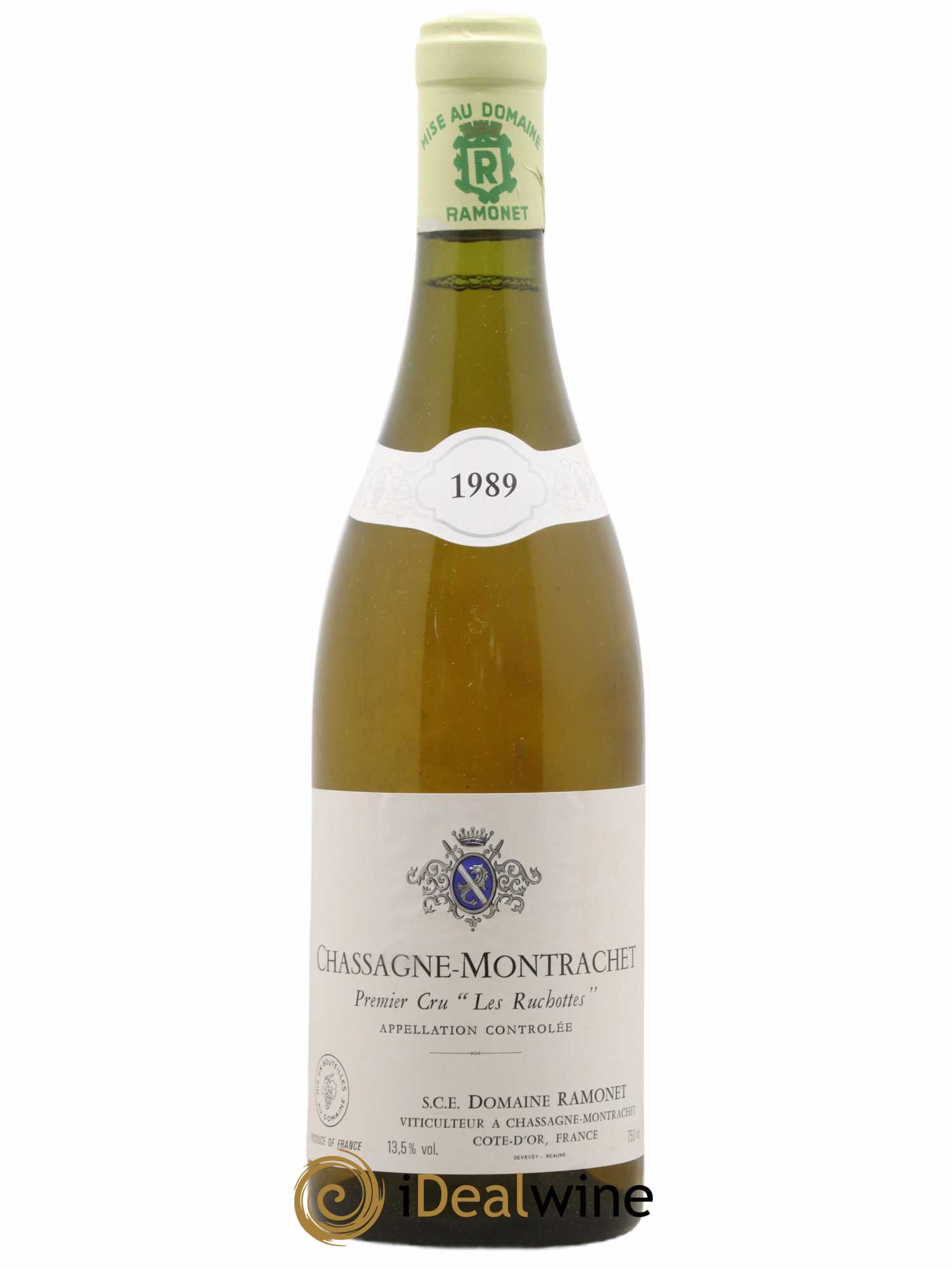 Chassagne-Montrachet 1er Cru Les Ruchottes Ramonet (Domaine) 1989 - Lot de 1 bouteille - 0