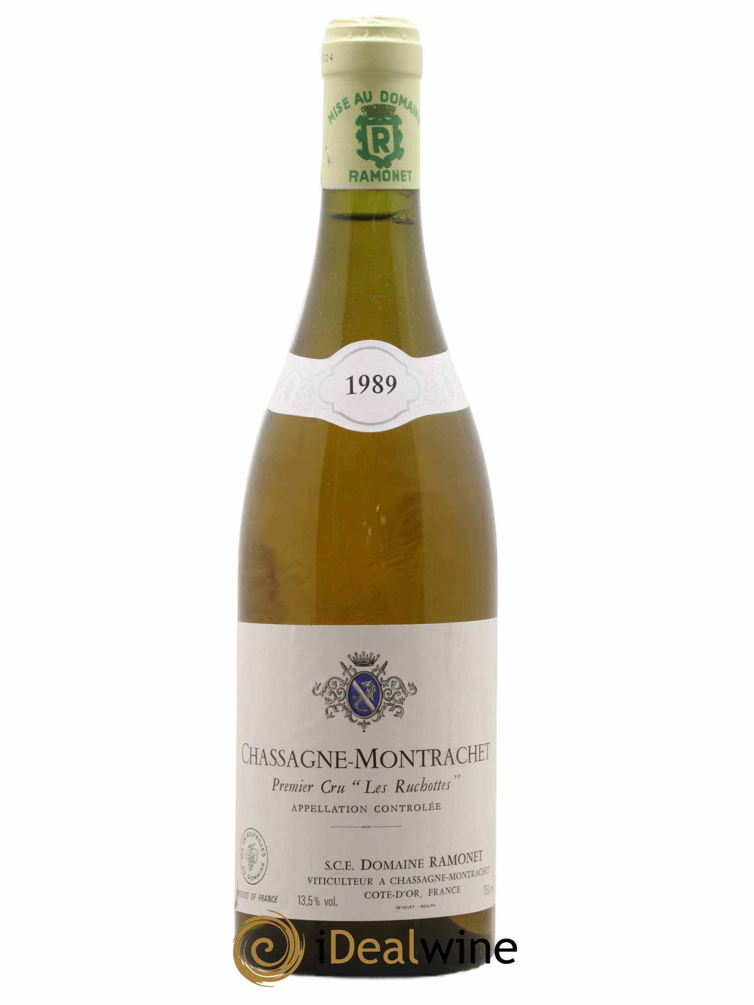Chassagne-Montrachet 1er Cru Les Ruchottes Ramonet (Domaine) 1989 - Lot de 1 bouteille - 0