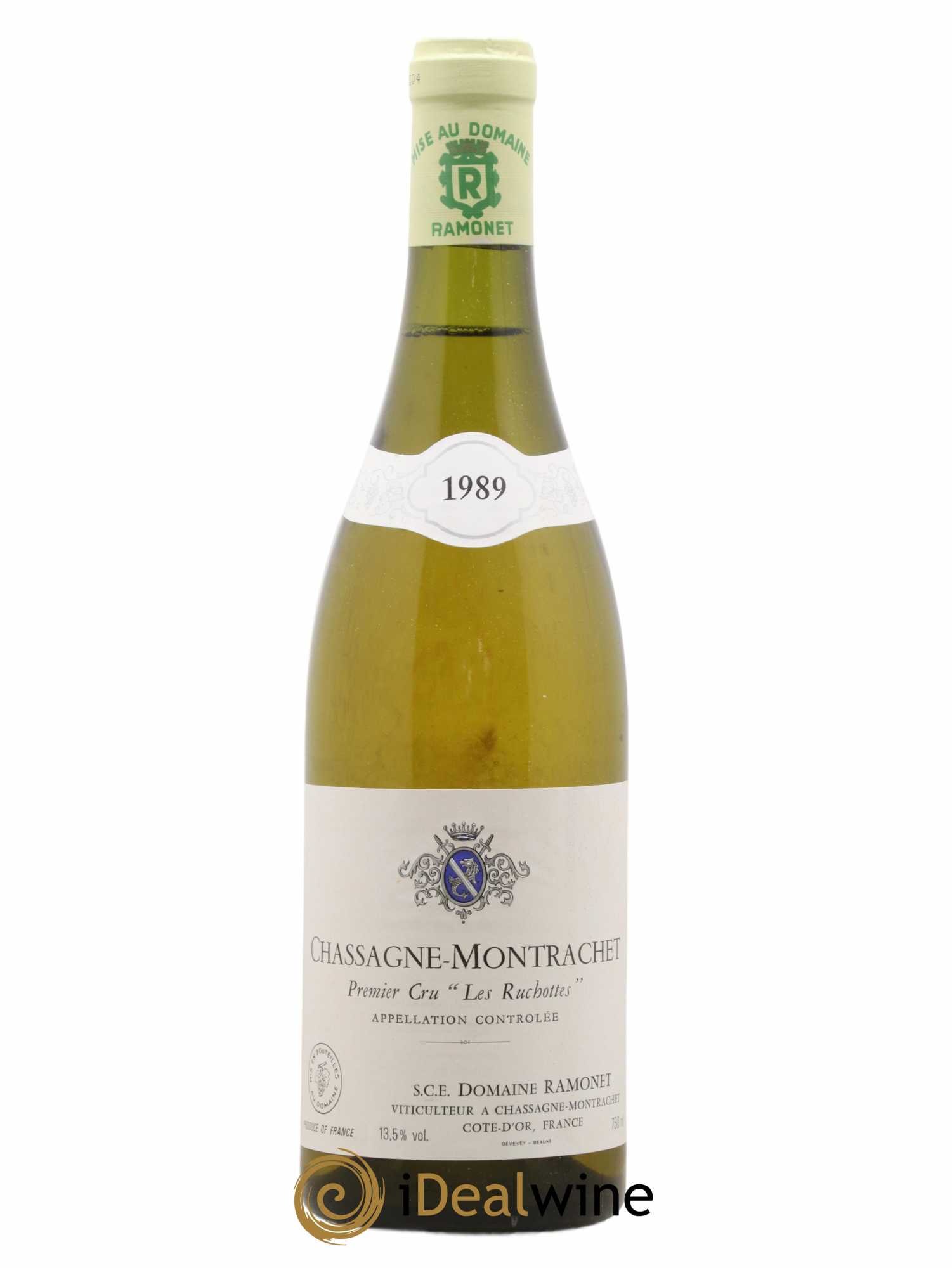Chassagne-Montrachet 1er Cru Les Ruchottes Ramonet (Domaine) 1989 - Lot de 1 bouteille - 0